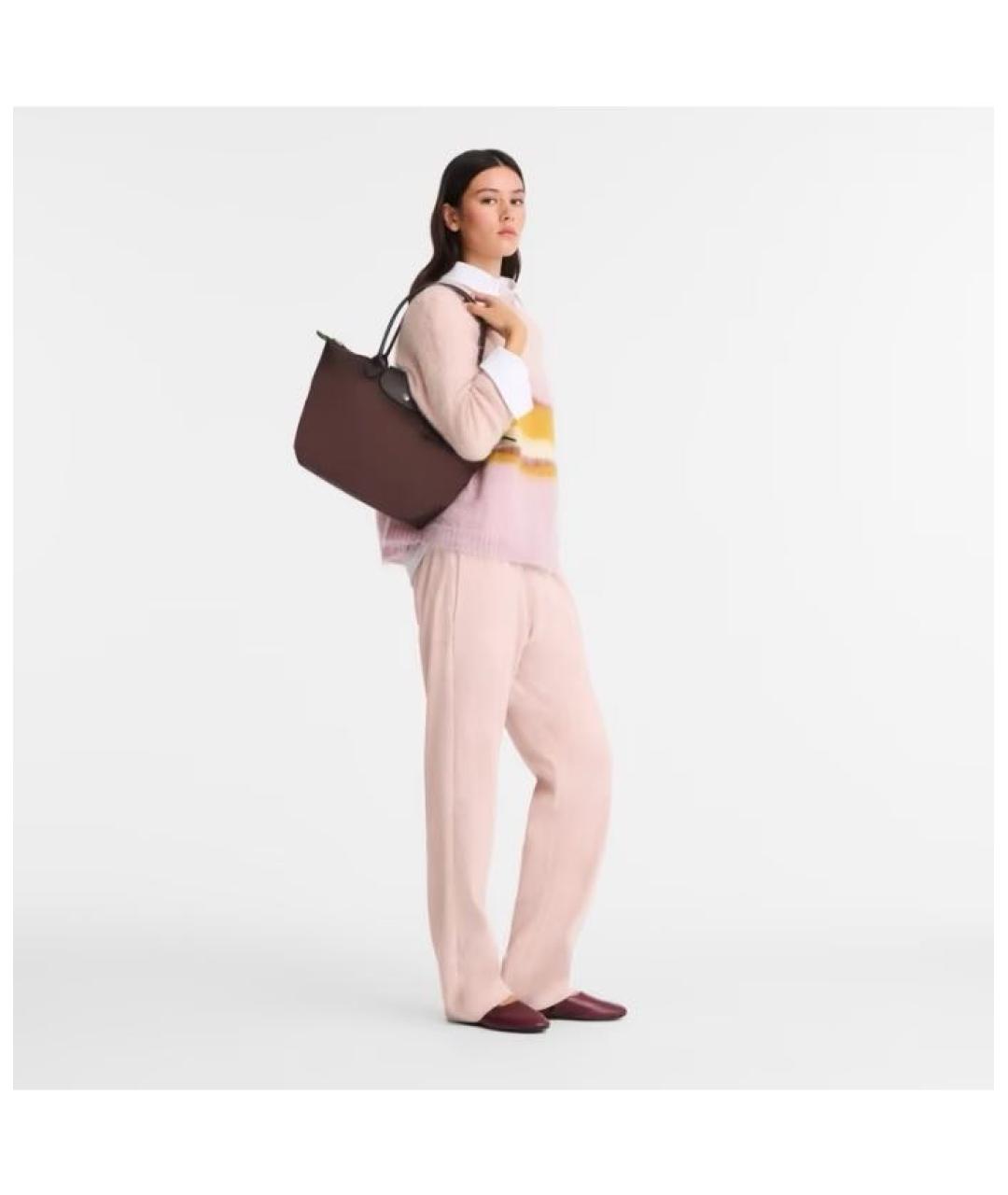 LONGCHAMP Коричневая сумка тоут, фото 3