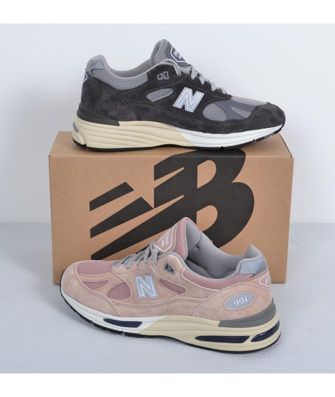 NEW BALANCE Розовые замшевые низкие кроссовки / кеды, фото 6