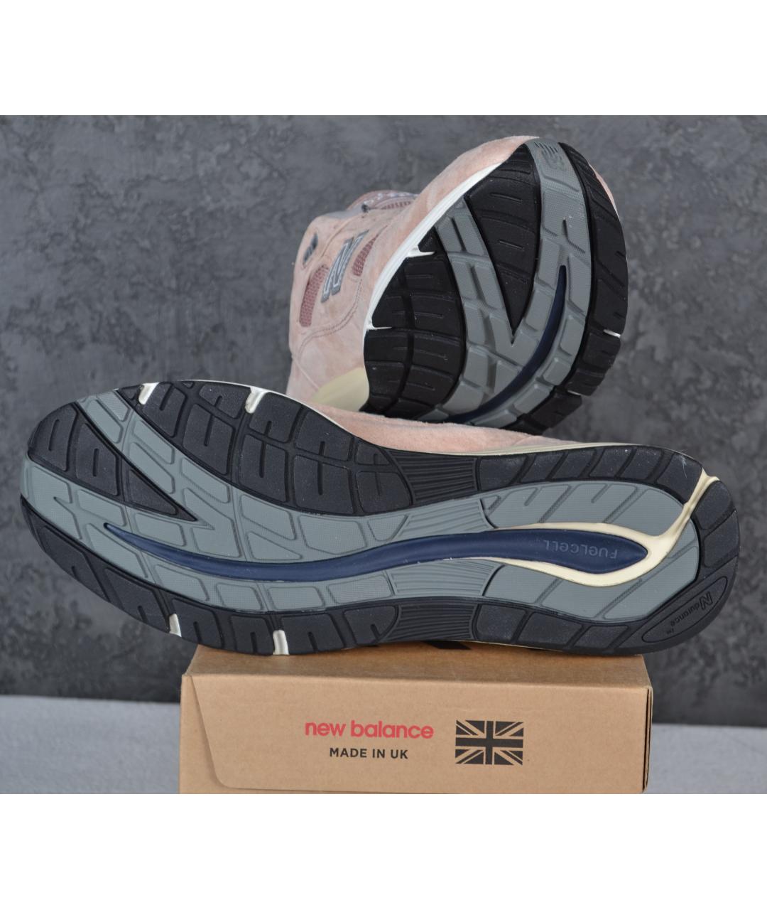 NEW BALANCE Розовые замшевые низкие кроссовки / кеды, фото 5