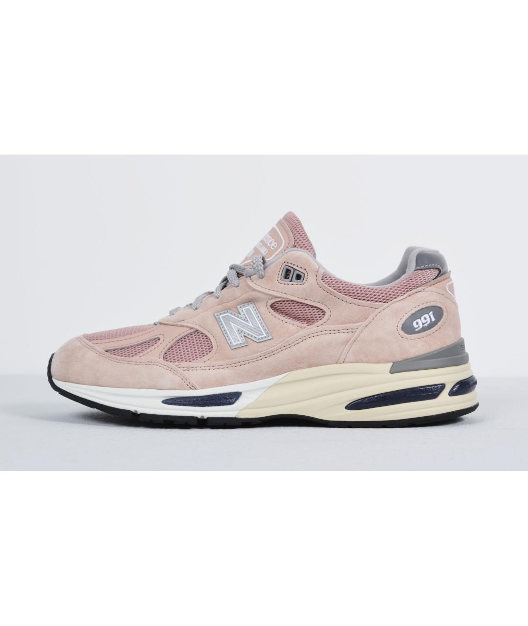 NEW BALANCE Розовые замшевые низкие кроссовки / кеды, фото 7