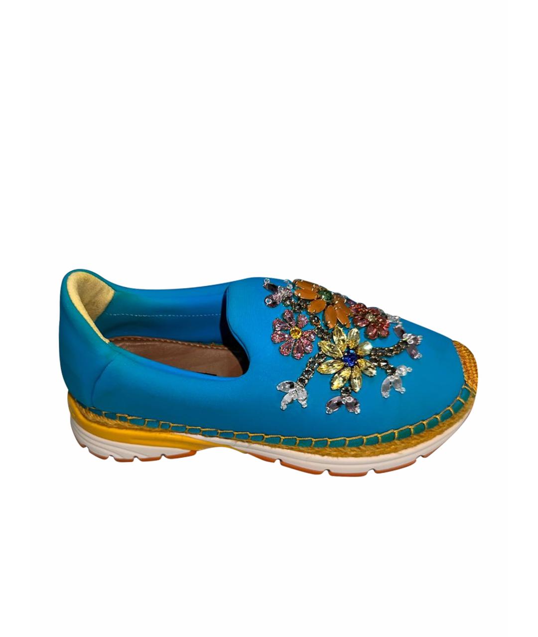 DOLCE&GABBANA Голубые эспадрильи, фото 1