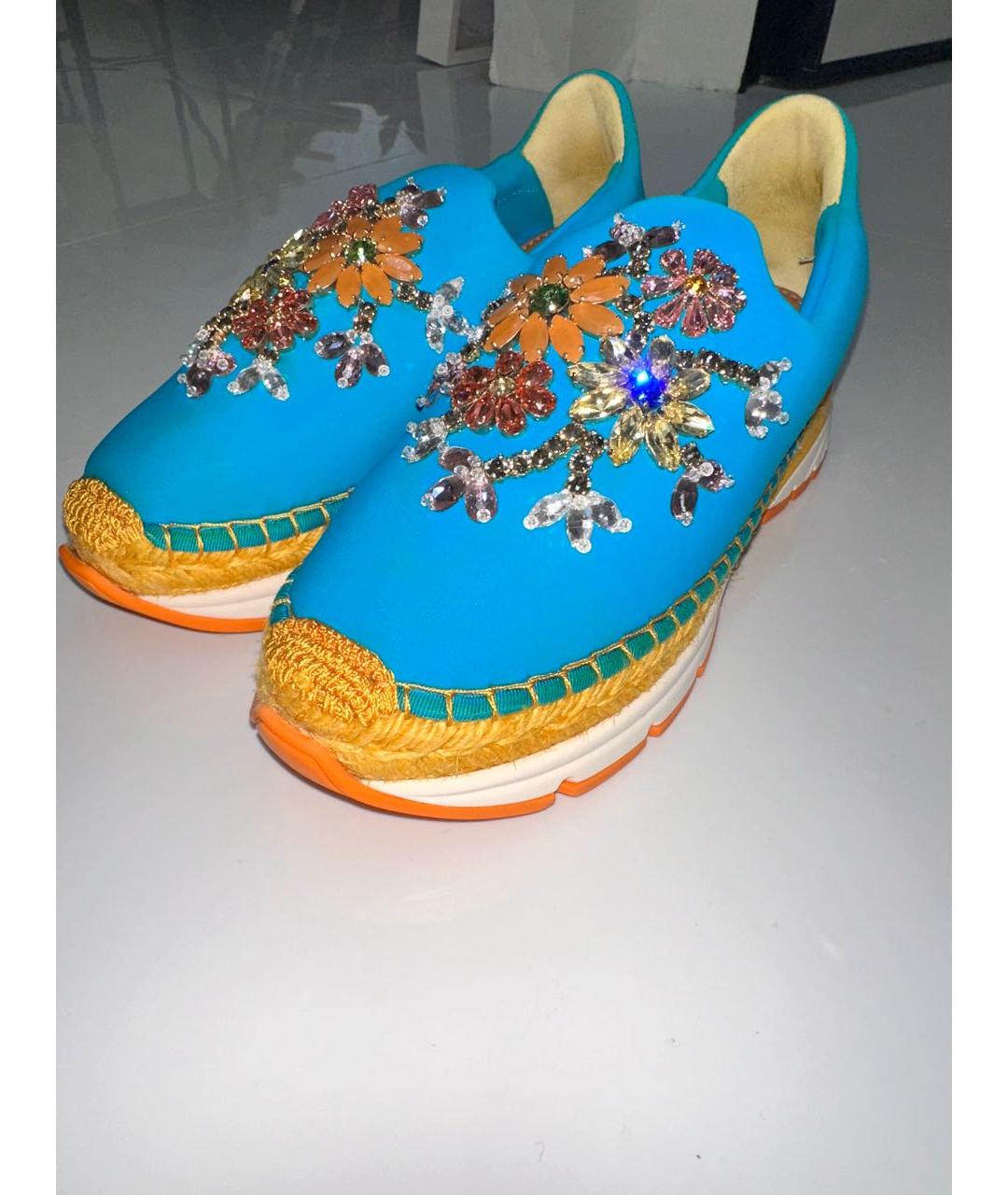 DOLCE&GABBANA Голубые эспадрильи, фото 4