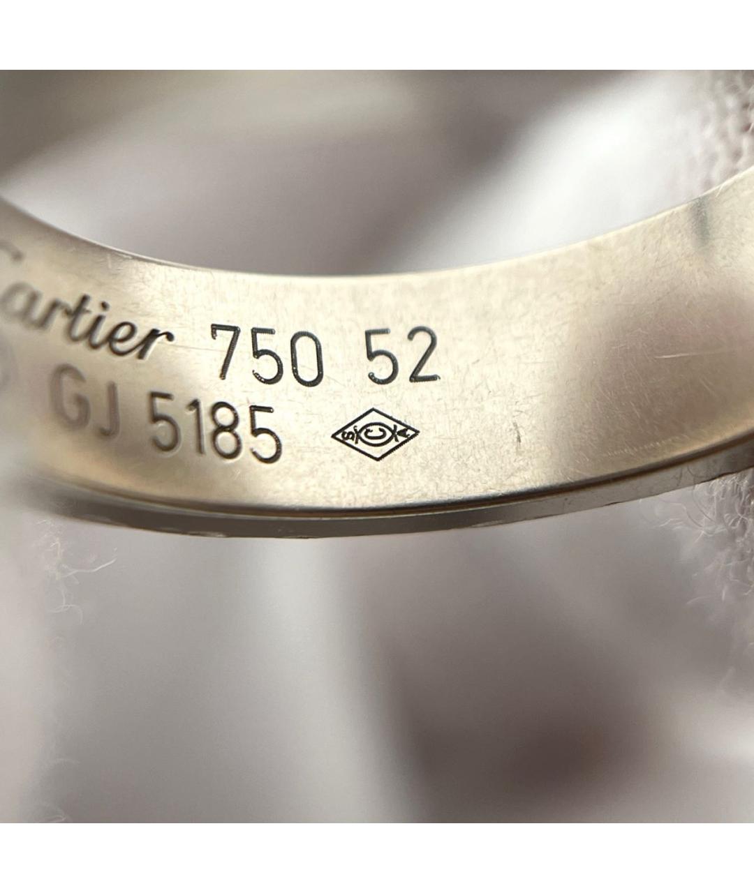 CARTIER Серебряное кольцо из белого золота, фото 6