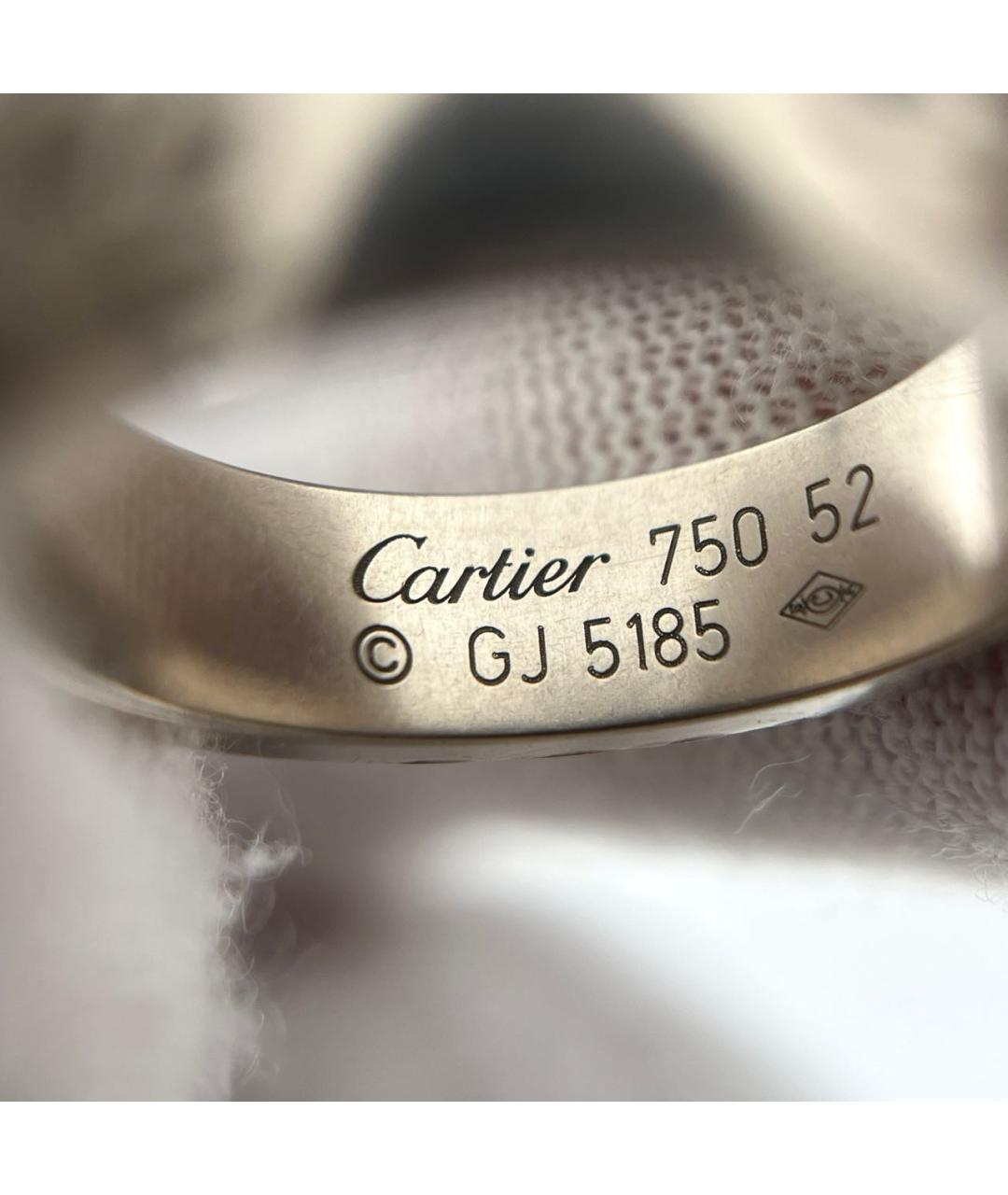 CARTIER Серебряное кольцо из белого золота, фото 5