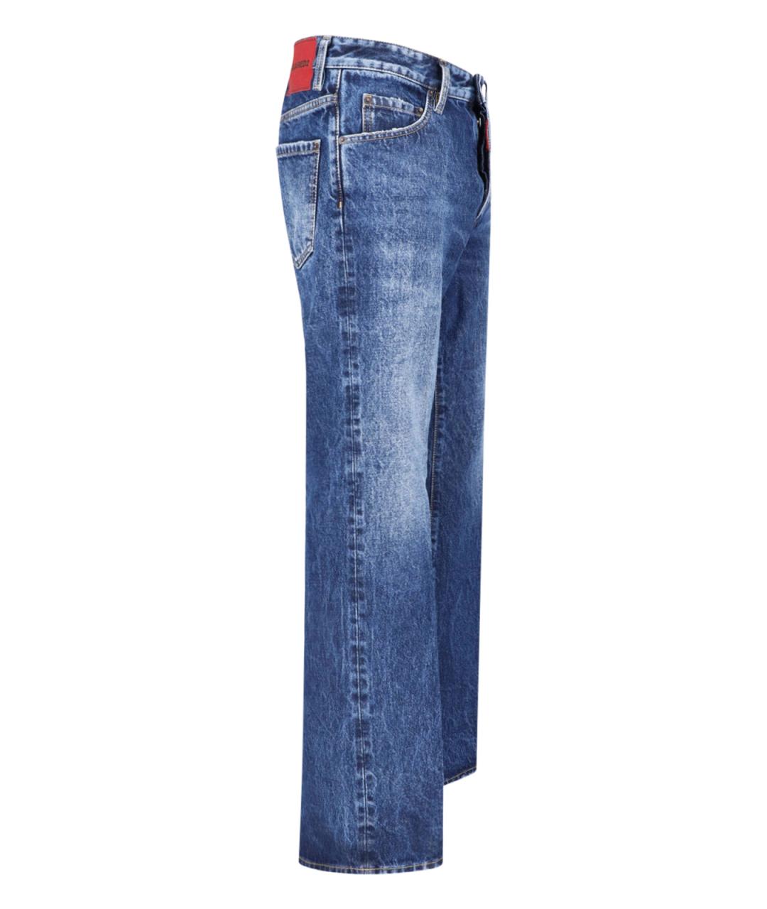 DSQUARED2 Синие хлопковые джинсы, фото 3