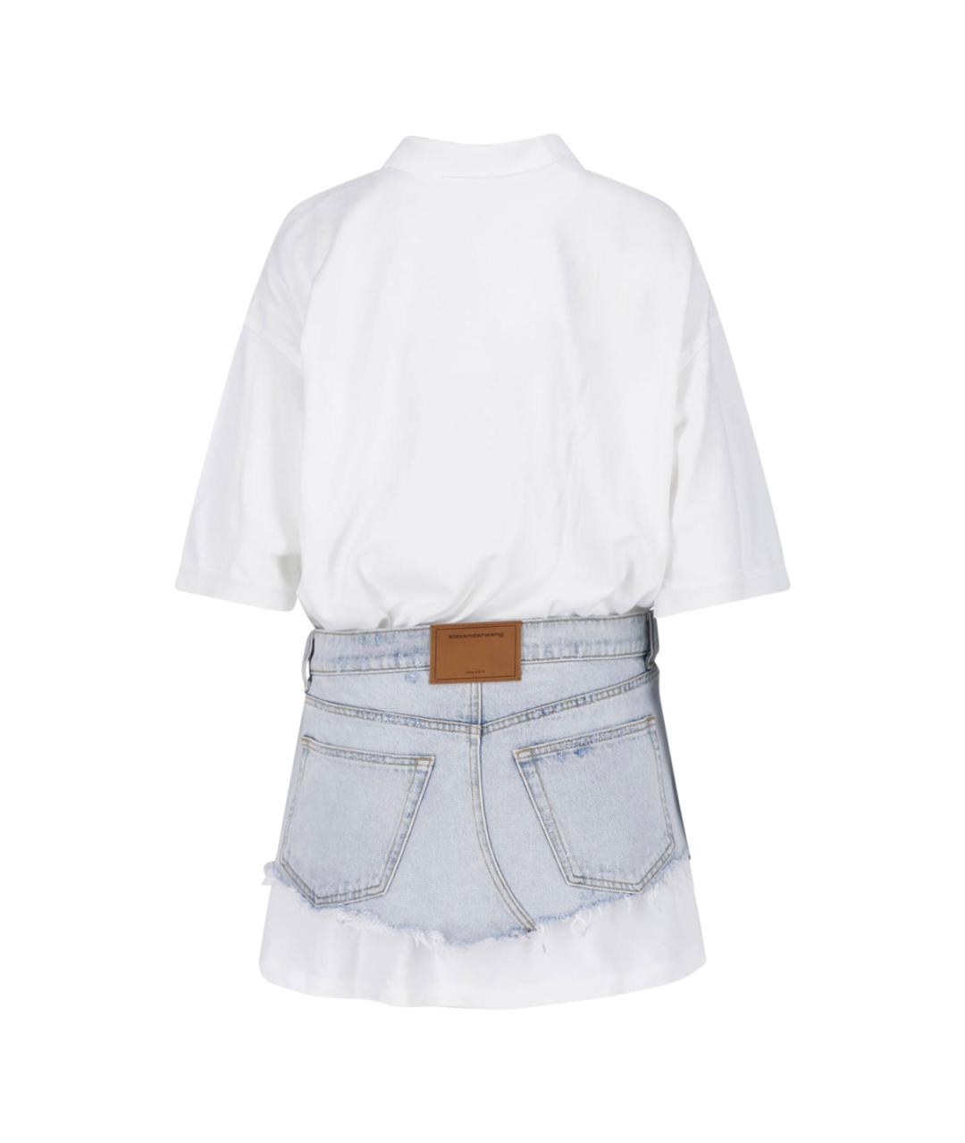 ALEXANDER WANG Мульти хлопковое повседневное платье, фото 2