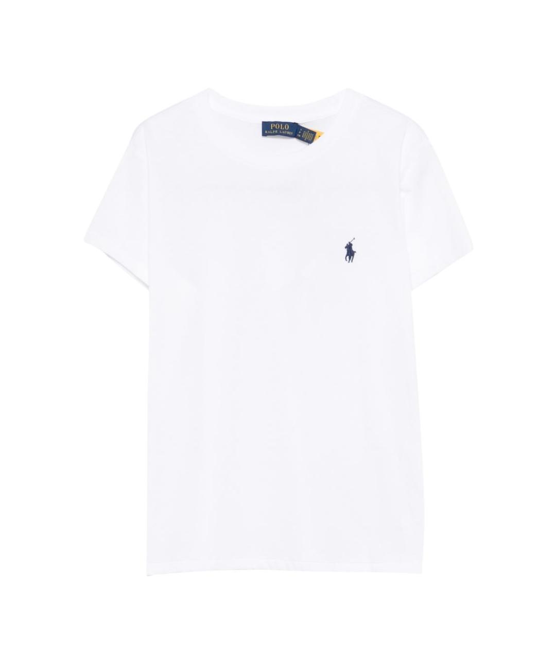 POLO RALPH LAUREN Белая хлопковая футболка, фото 1