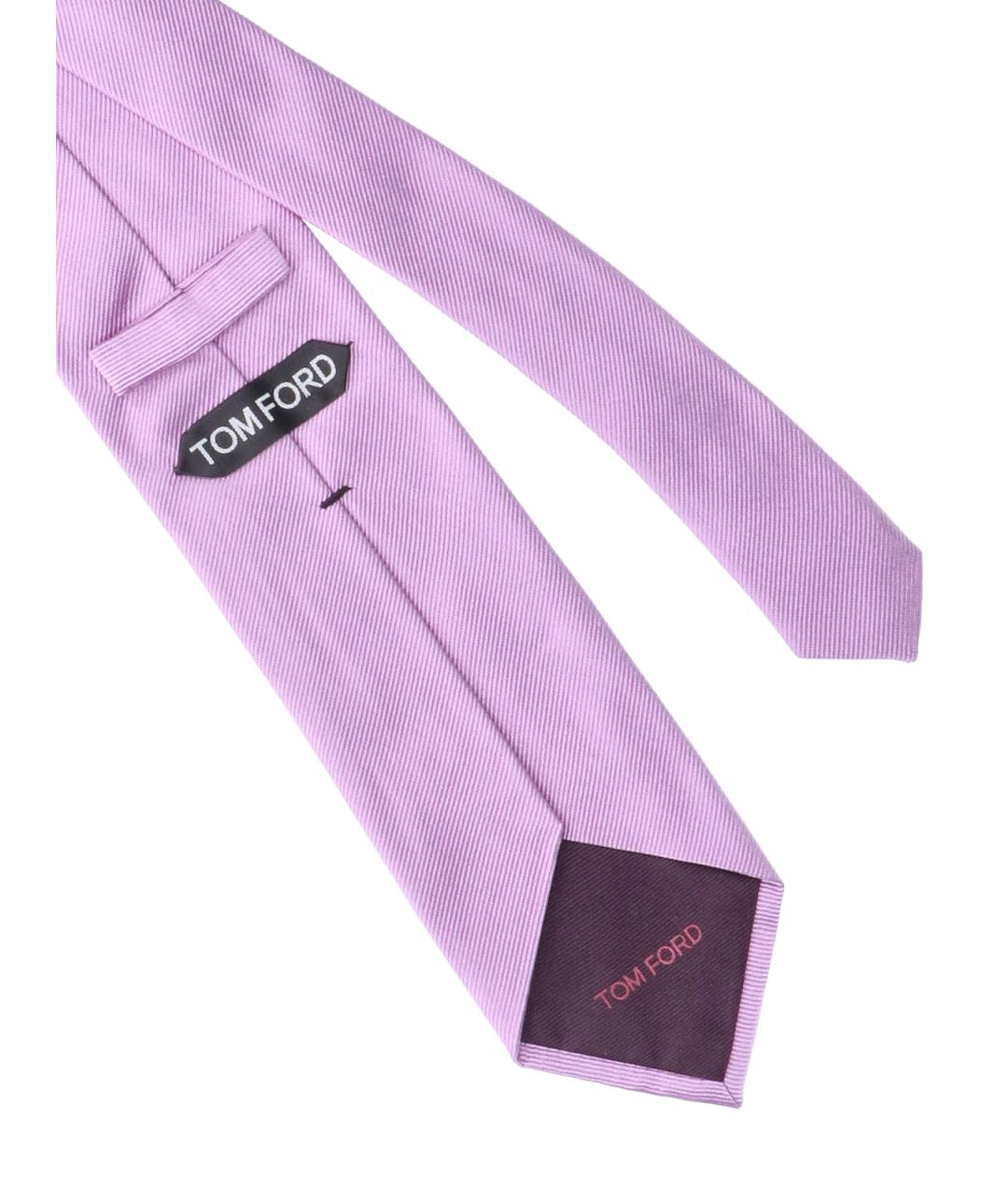 TOM FORD Фиолетовый шелковый галстук, фото 3