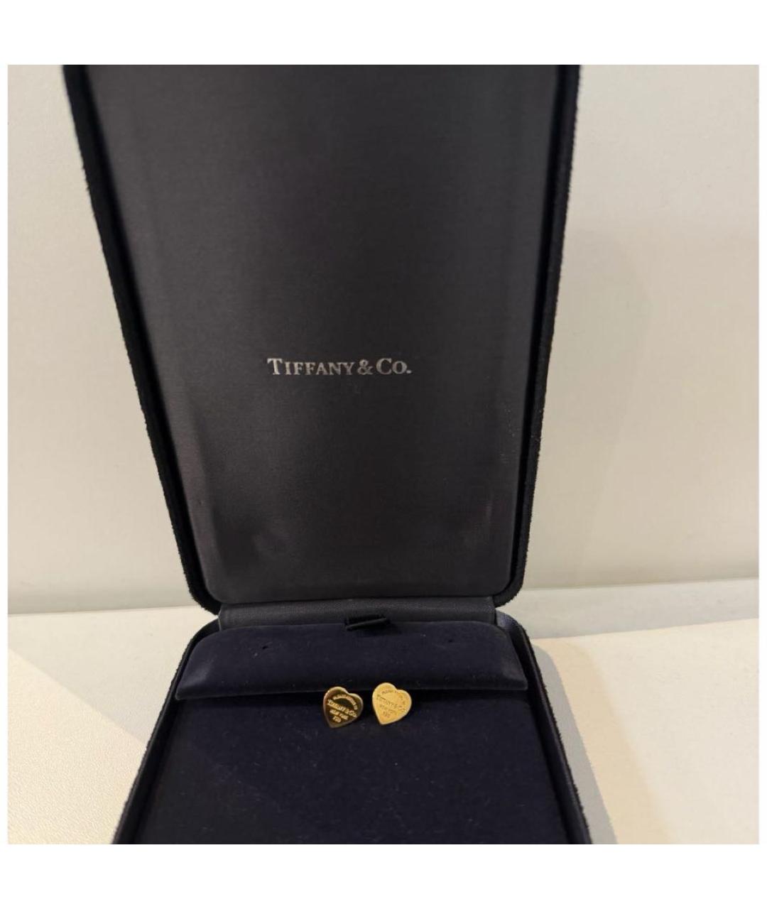 TIFFANY&CO Золотые серьги из желтого золота, фото 5