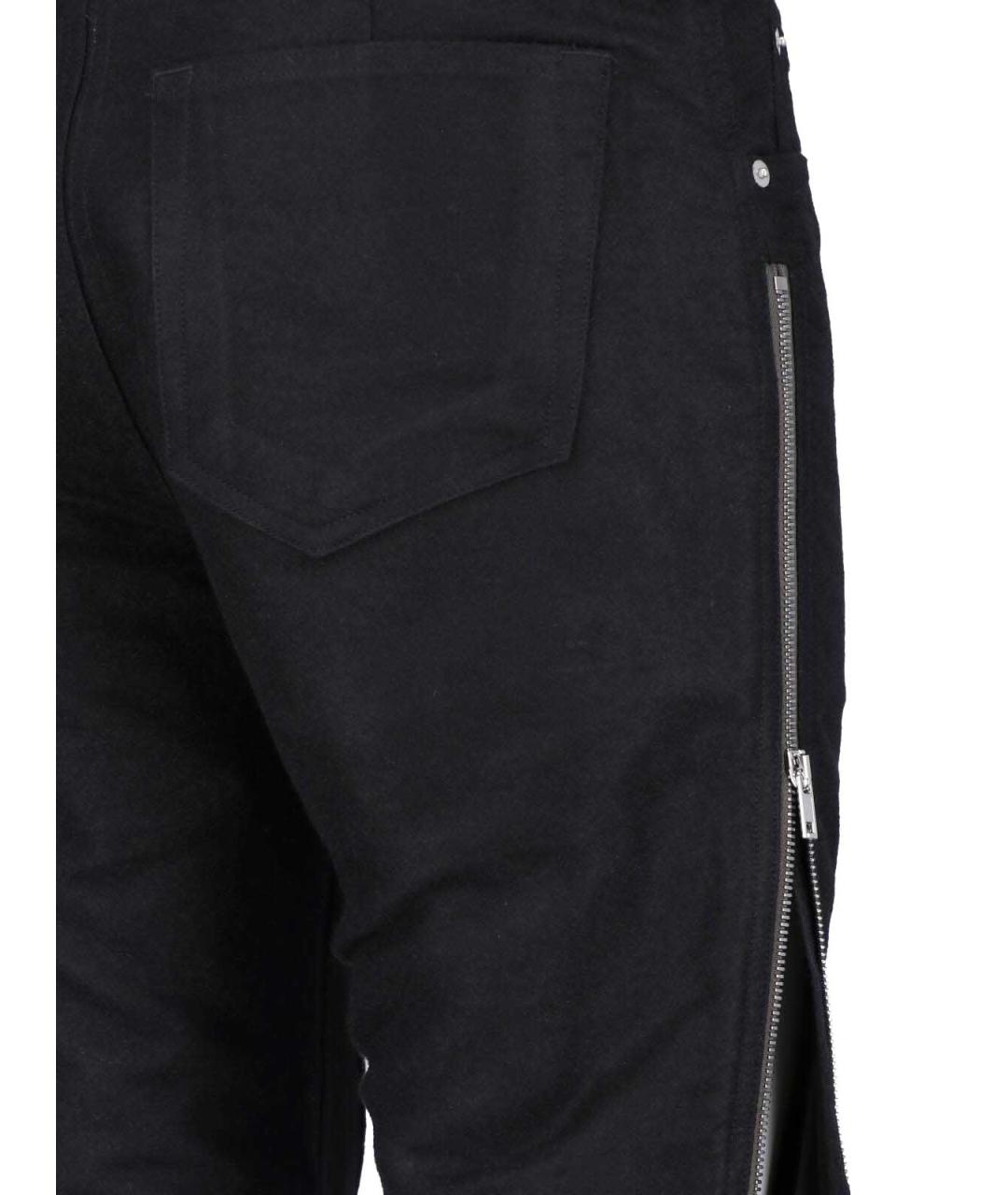 RICK OWENS Черные прямые джинсы, фото 4