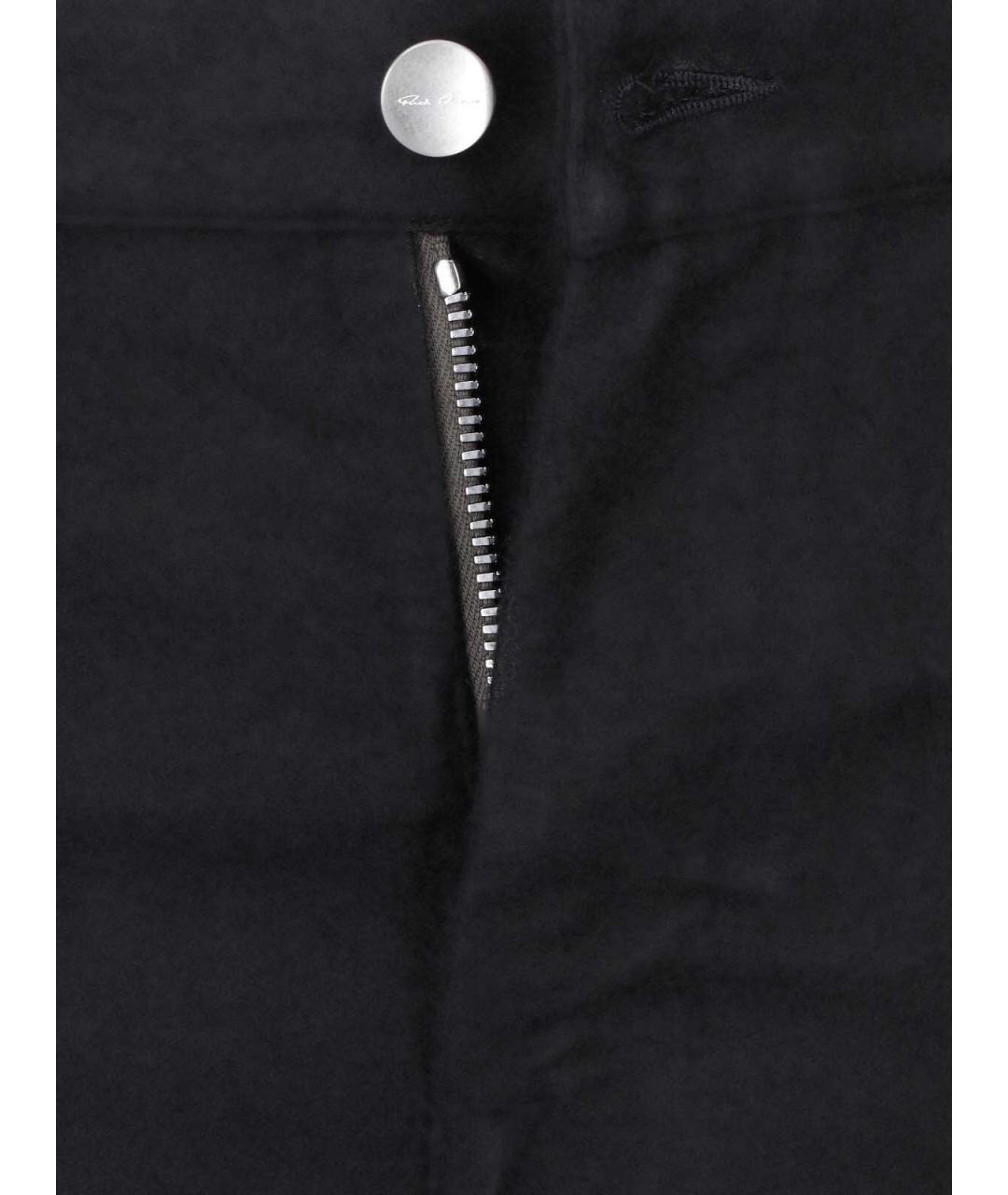 RICK OWENS Черные прямые джинсы, фото 5