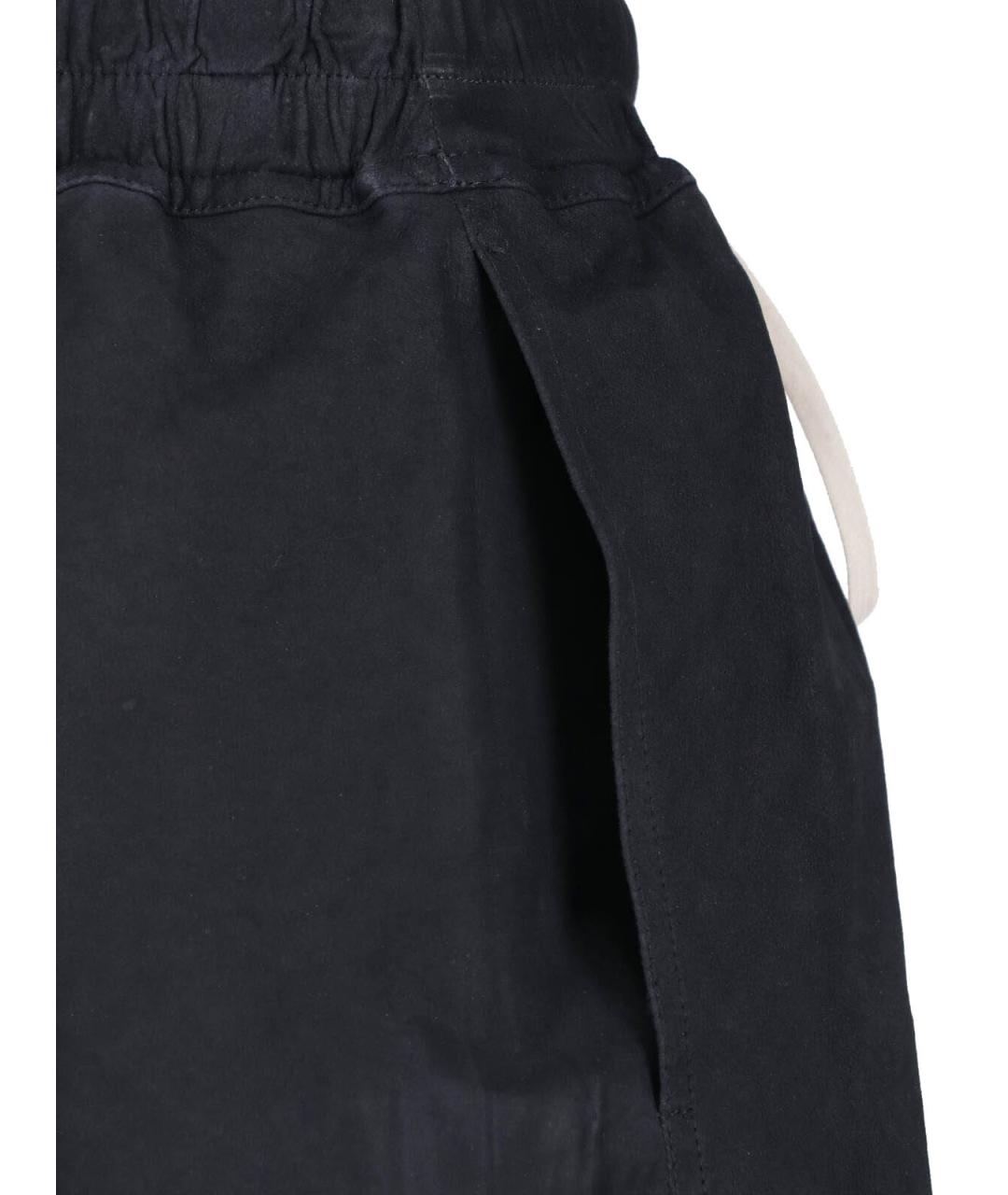 RICK OWENS Черные шорты, фото 4