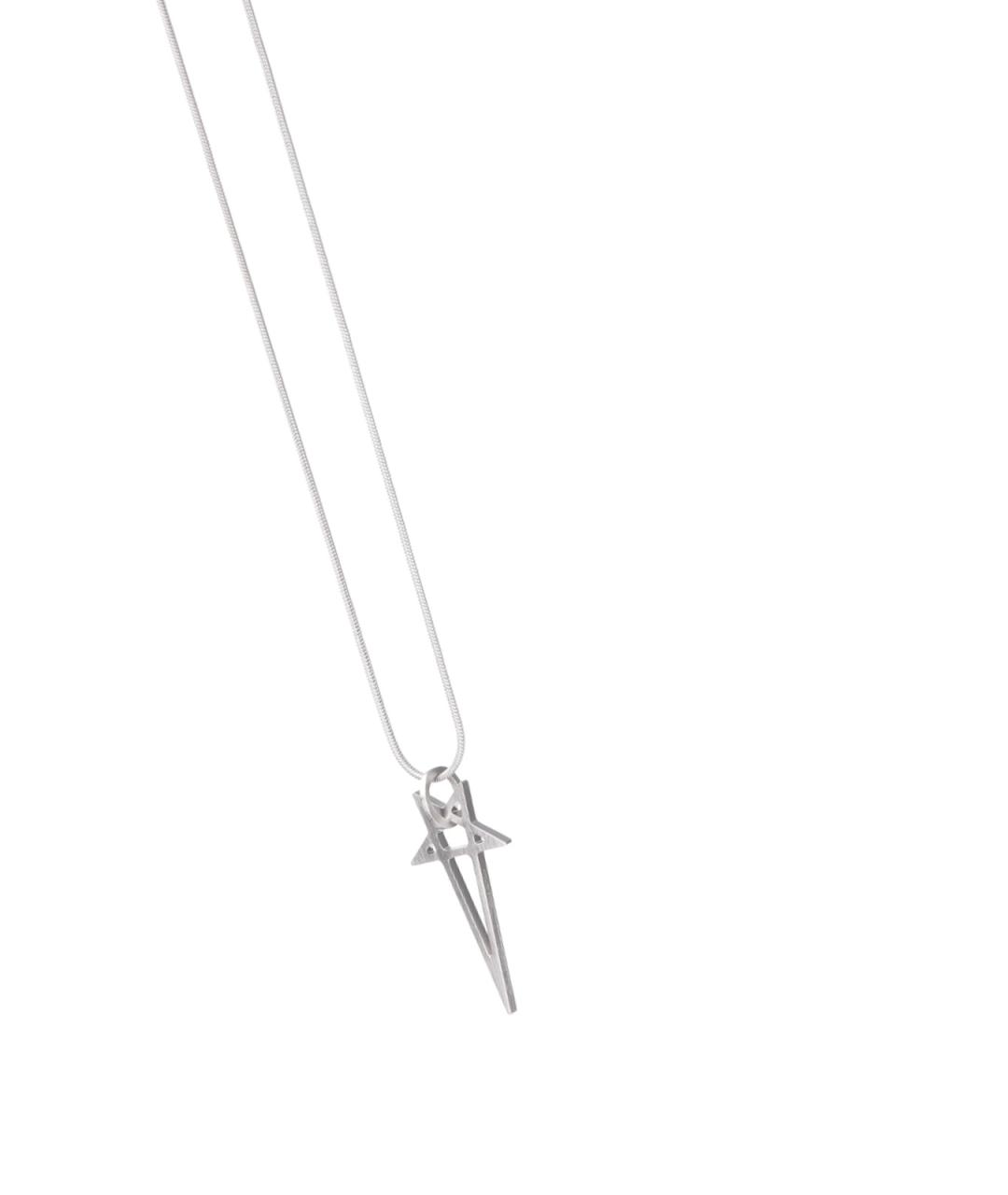 RICK OWENS Серебряная металлическая цепочка/подвеска, фото 2