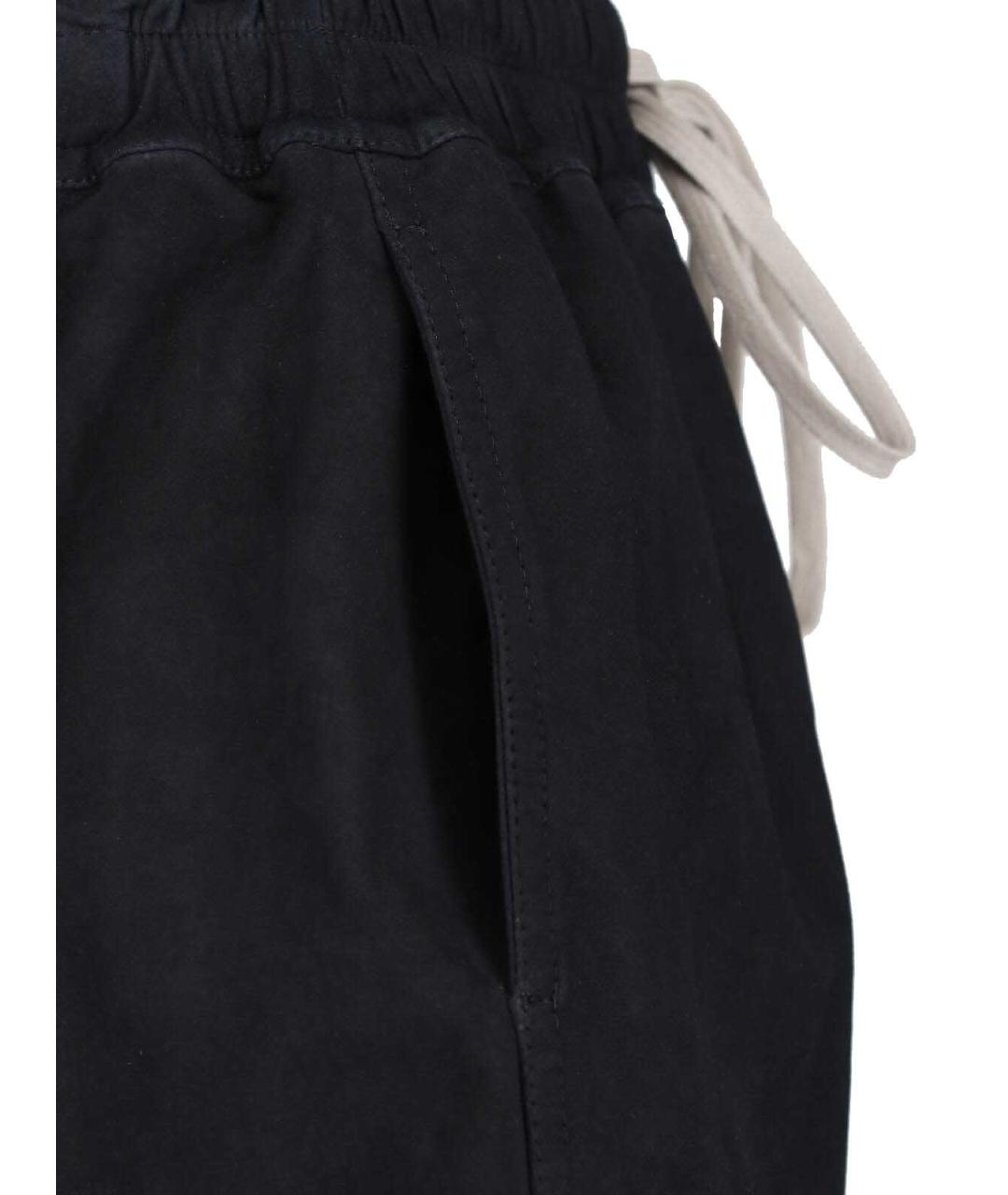 RICK OWENS Черные шорты, фото 4
