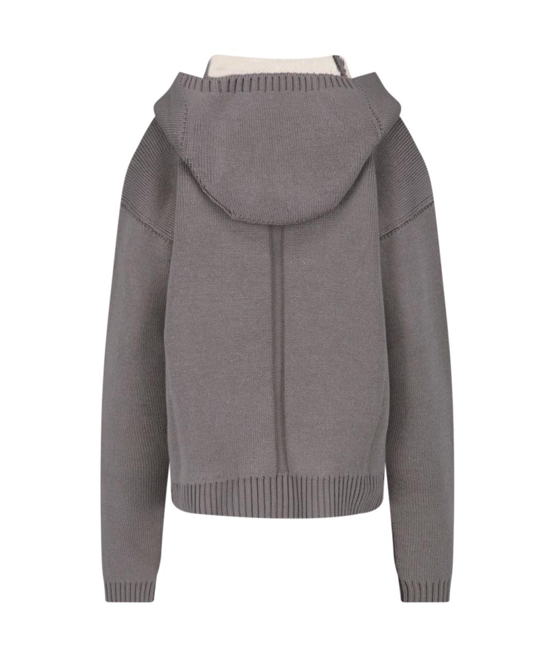 RICK OWENS Серая куртка, фото 2