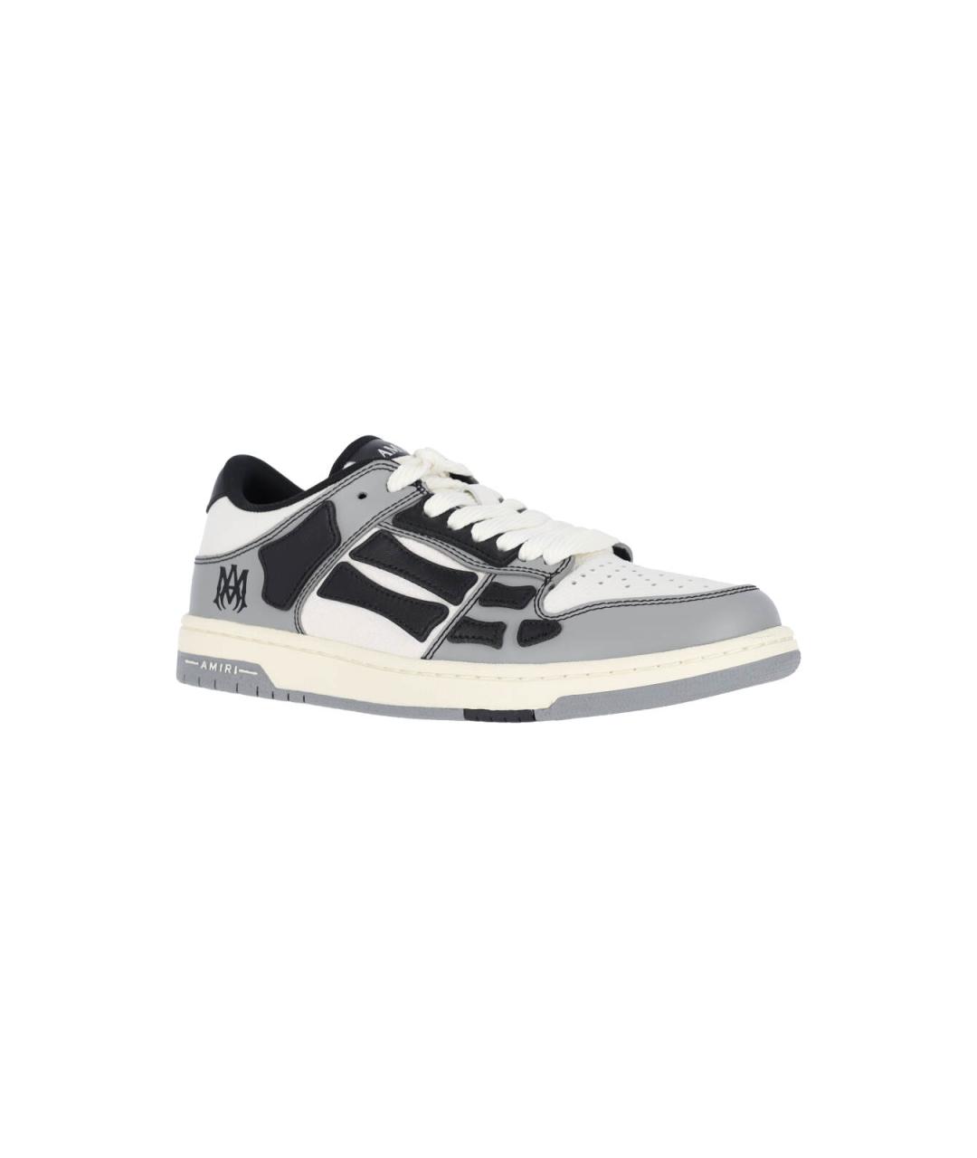 AMIRI Мульти кожаные низкие кроссовки / кеды, фото 2