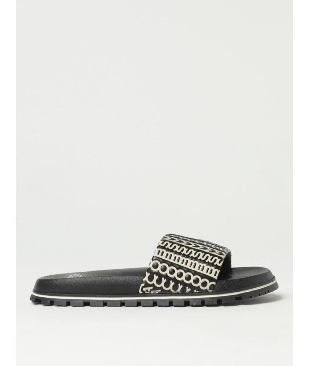 MARC JACOBS Черные шлепанцы, фото 10