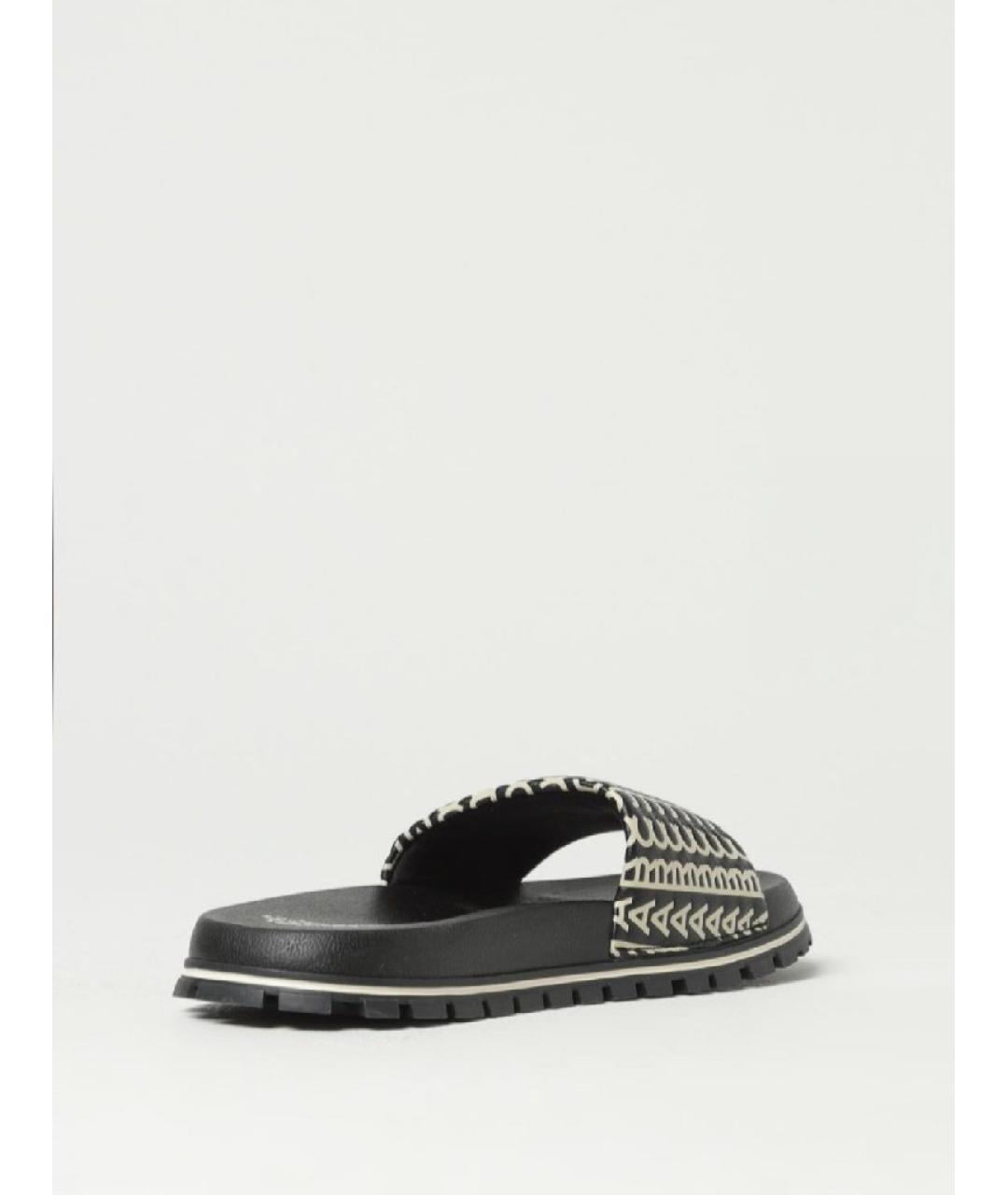 MARC JACOBS Черные шлепанцы, фото 3
