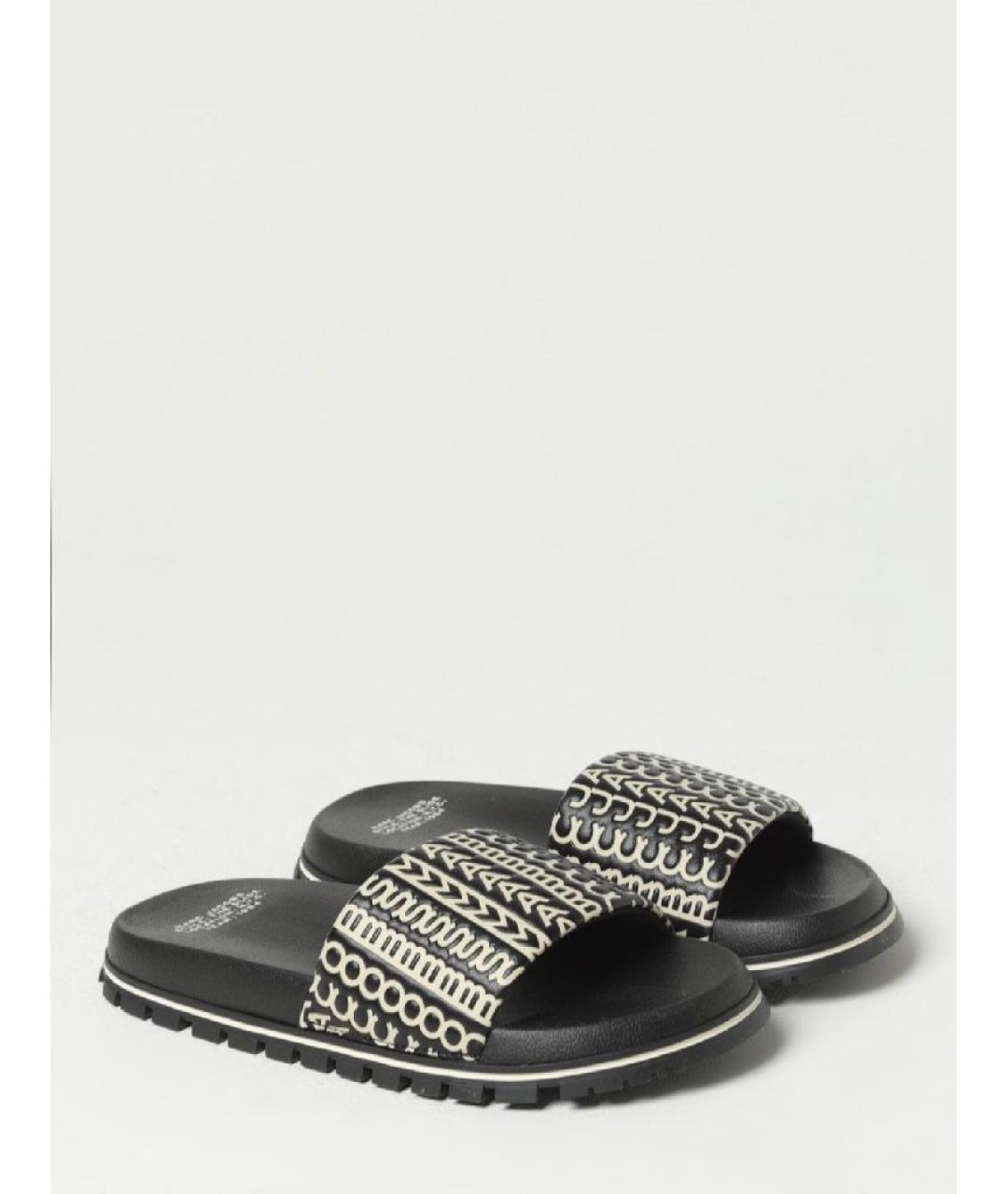 MARC JACOBS Черные шлепанцы, фото 2