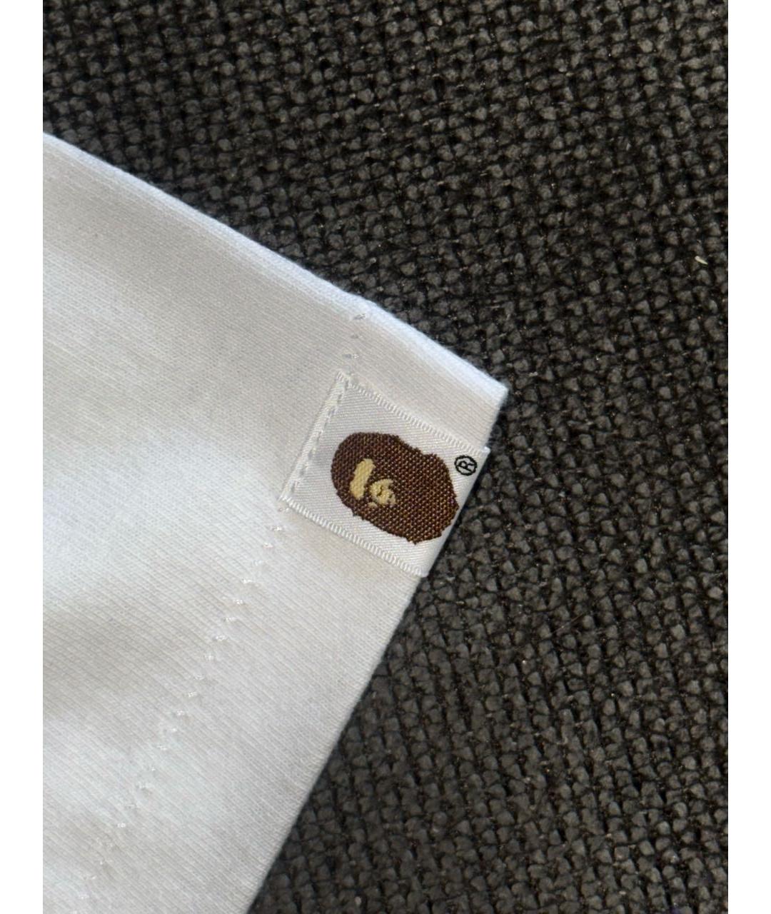 BAPE Белая хлопковая футболка, фото 5