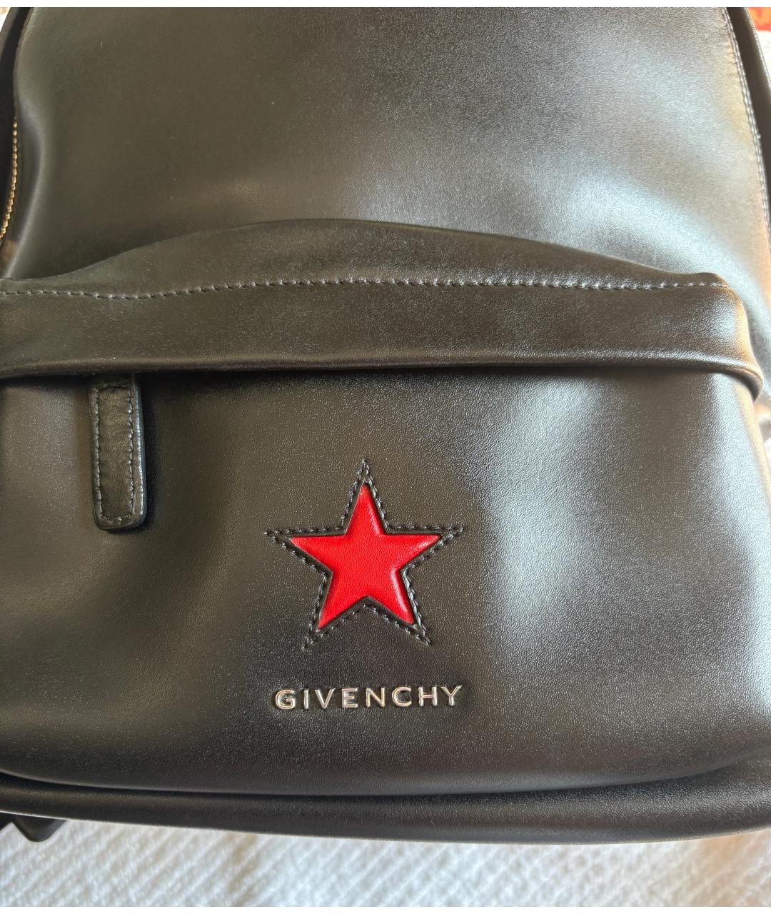 GIVENCHY Черный кожаный рюкзак, фото 4