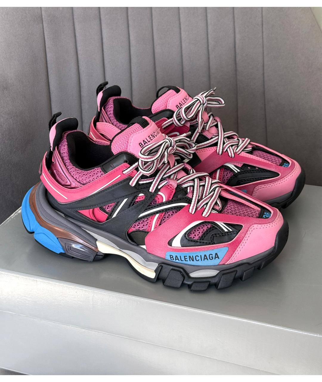 BALENCIAGA Розовые кроссовки, фото 2