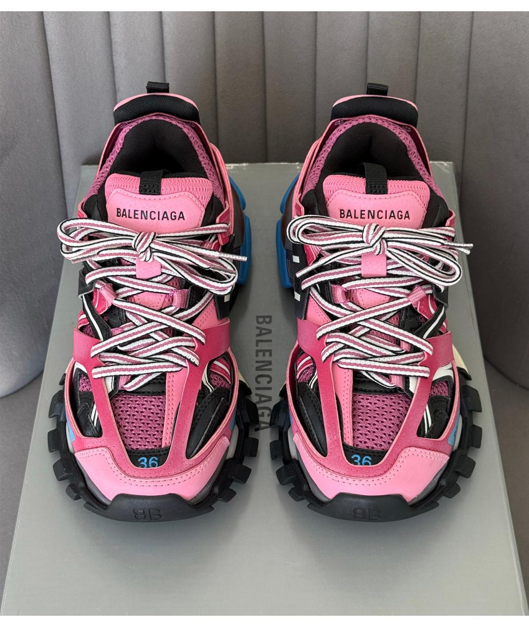 BALENCIAGA Розовые кроссовки, фото 3