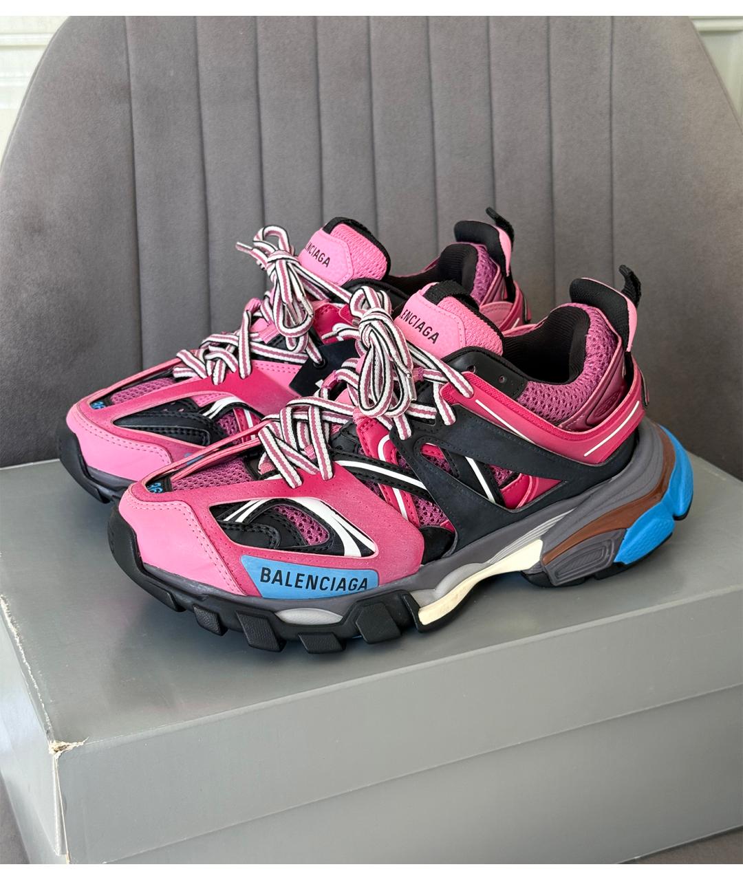 BALENCIAGA Розовые кроссовки, фото 9
