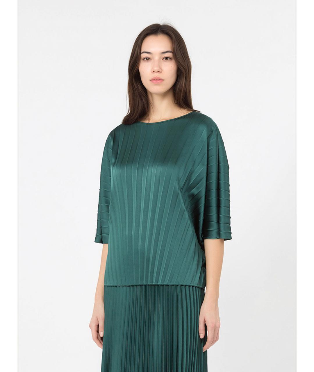 WEEKEND MAX MARA Зеленая полиэстеровая блузы, фото 3