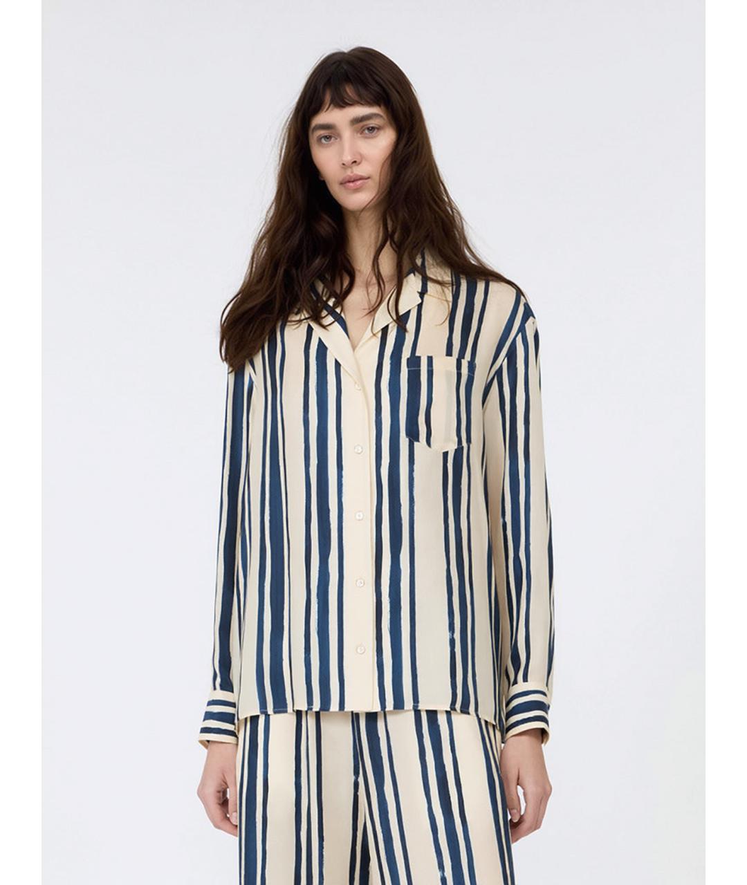 WEEKEND MAX MARA Мульти шелковая рубашка, фото 3