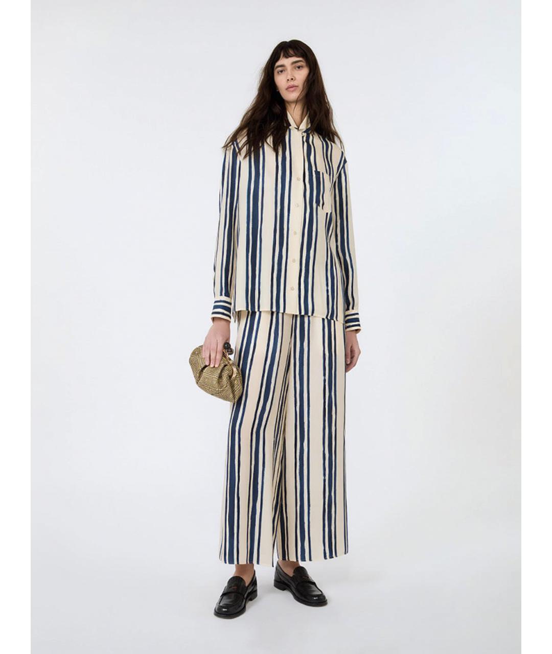 WEEKEND MAX MARA Мульти шелковая рубашка, фото 2