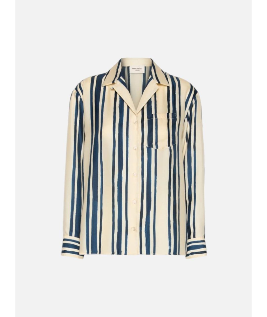 WEEKEND MAX MARA Мульти шелковая рубашка, фото 1
