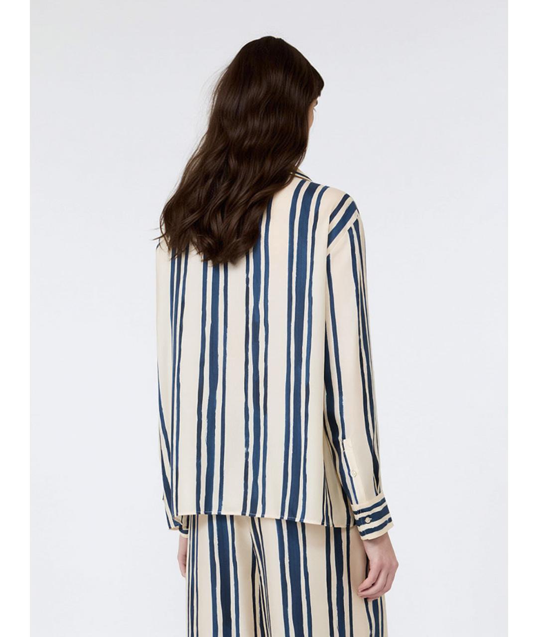 WEEKEND MAX MARA Мульти шелковая рубашка, фото 4
