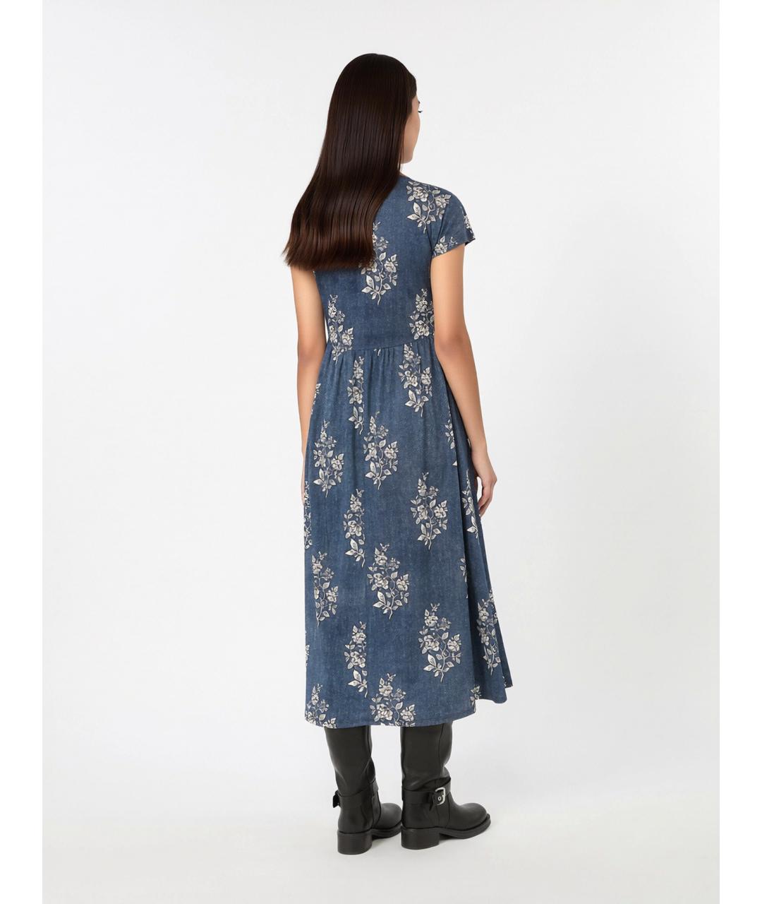 WEEKEND MAX MARA Мульти шелковое повседневное платье, фото 3