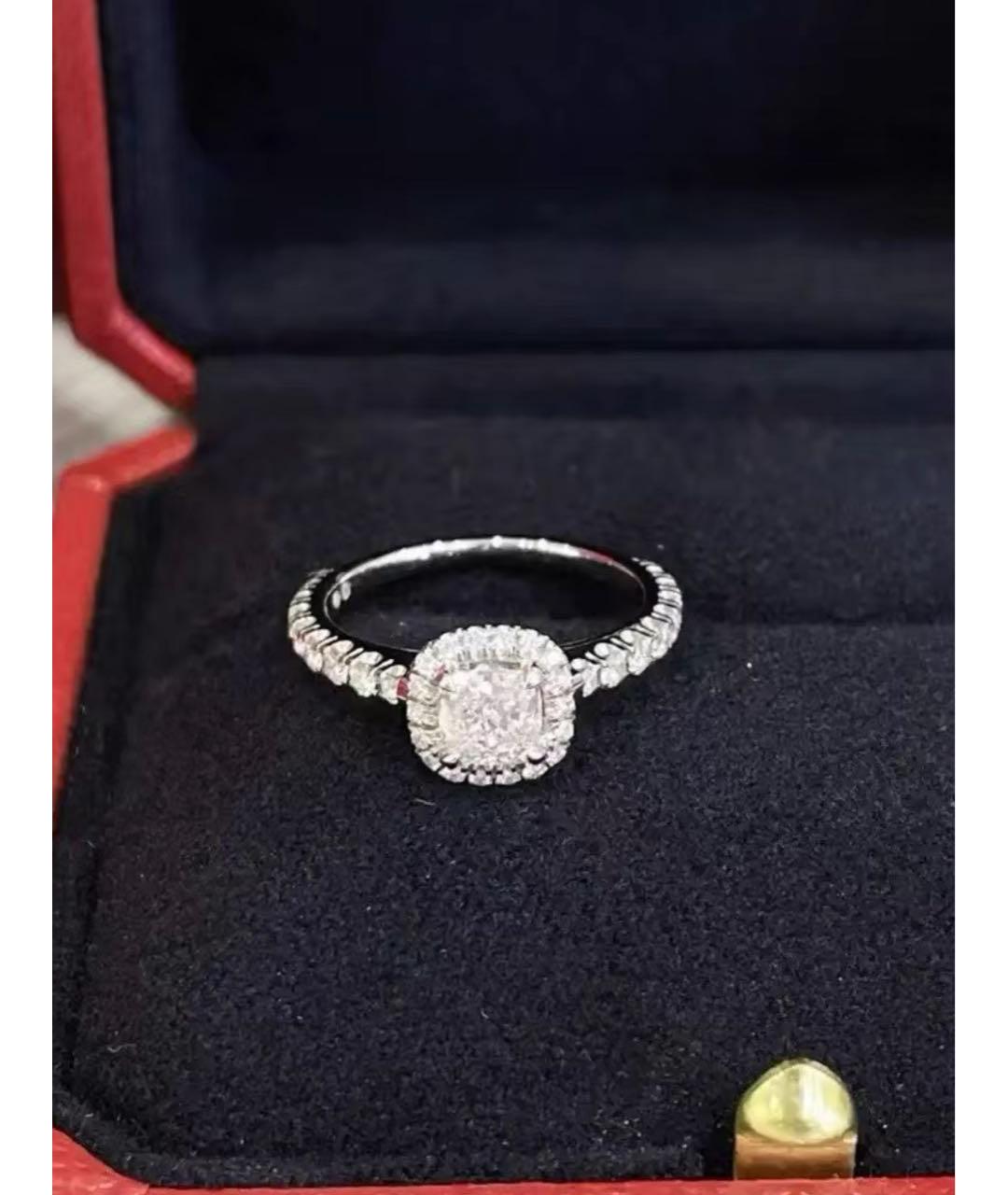 CARTIER Серебряное платиновое кольцо, фото 3