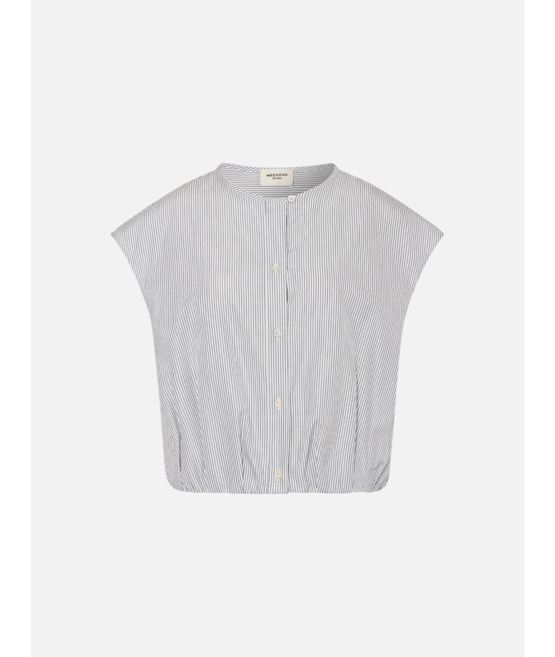 WEEKEND MAX MARA Синяя хлопковая блузы, фото 1
