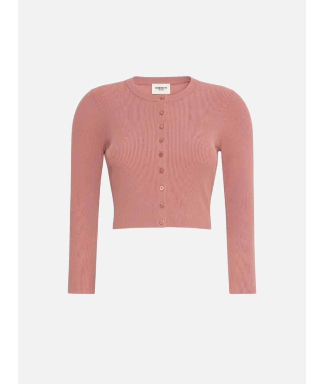 WEEKEND MAX MARA Бежевый вискозный кардиган, фото 1