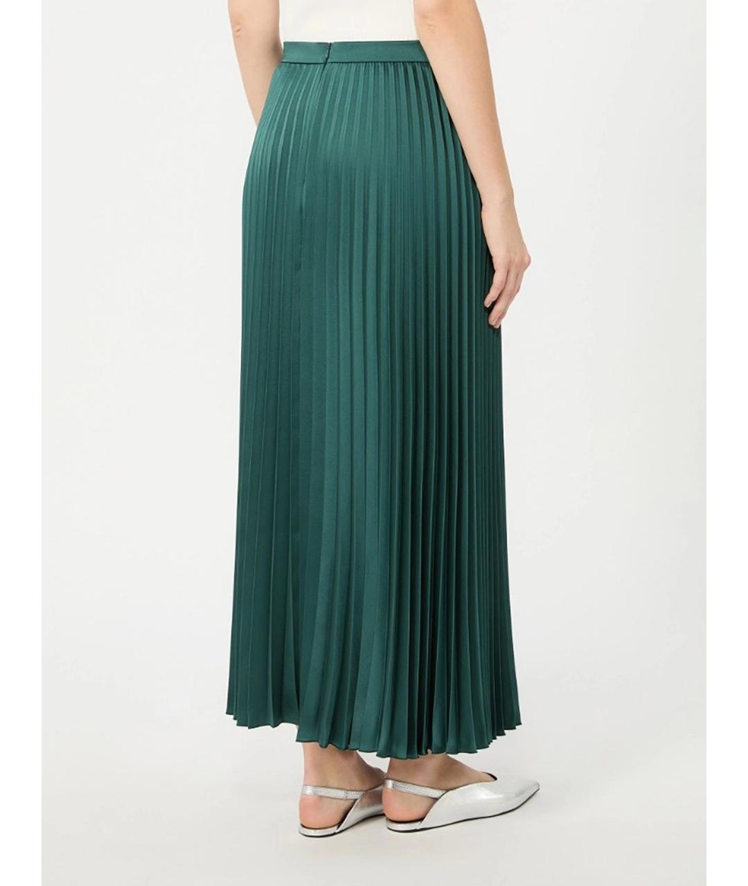 WEEKEND MAX MARA Зеленая полиэстеровая юбка миди, фото 4