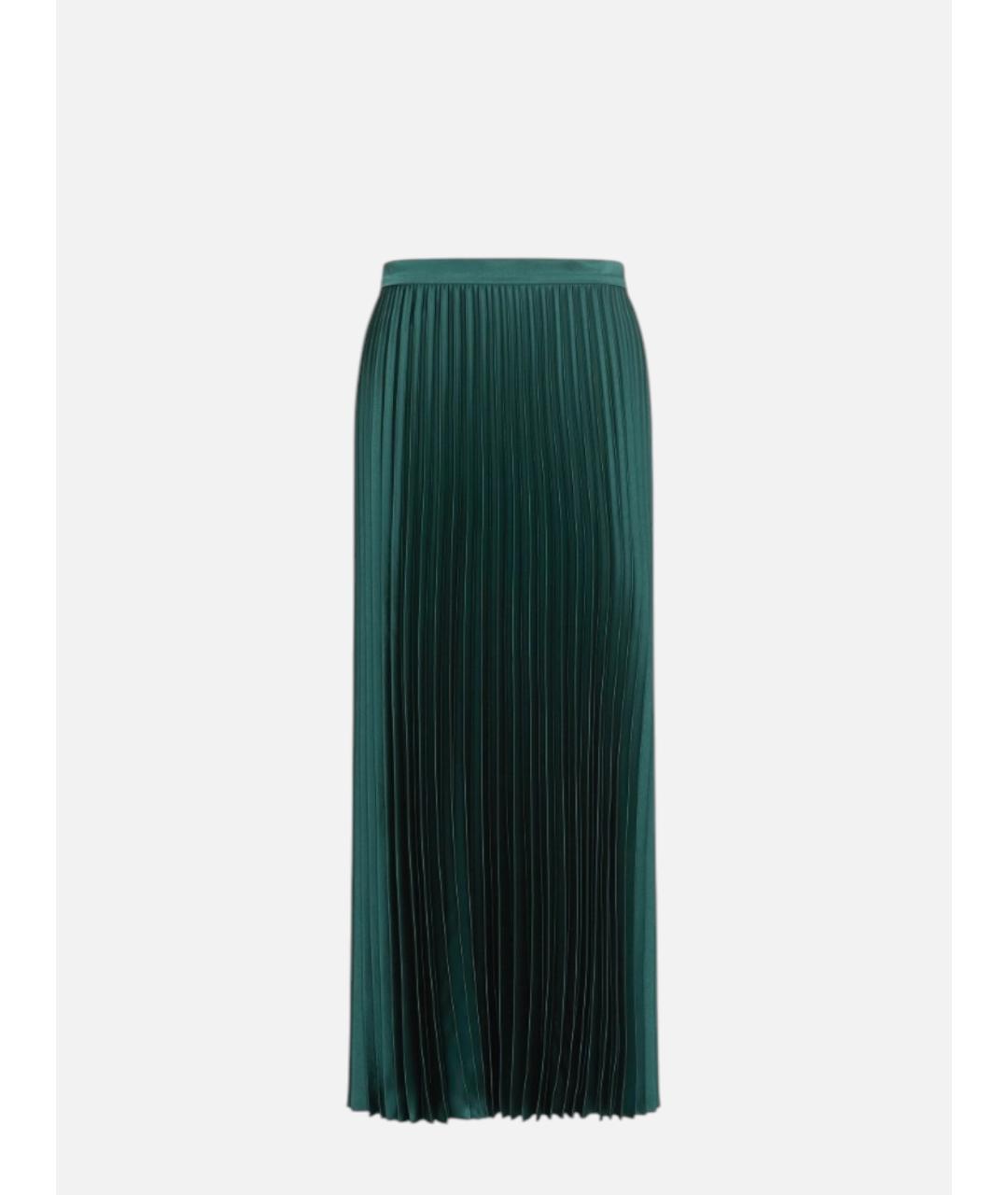 WEEKEND MAX MARA Зеленая полиэстеровая юбка миди, фото 5