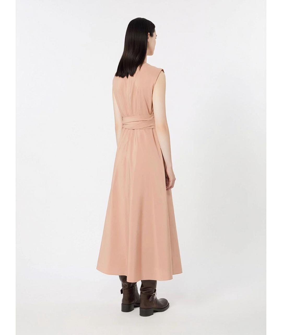 WEEKEND MAX MARA Розовое полиэстеровое повседневное платье, фото 4