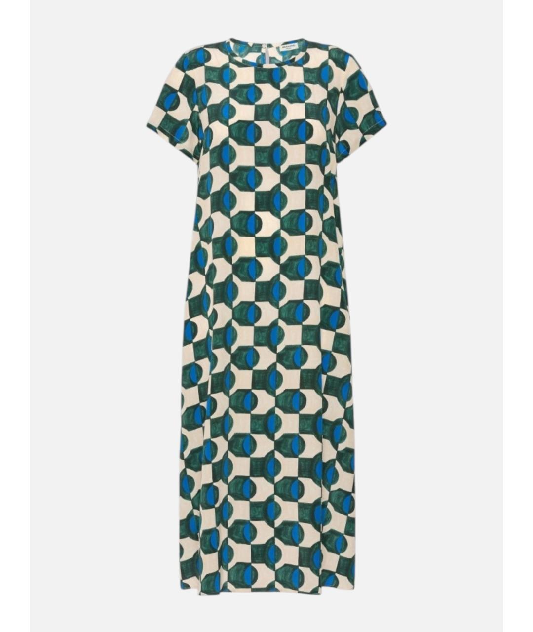WEEKEND MAX MARA Мульти шелковое повседневное платье, фото 1
