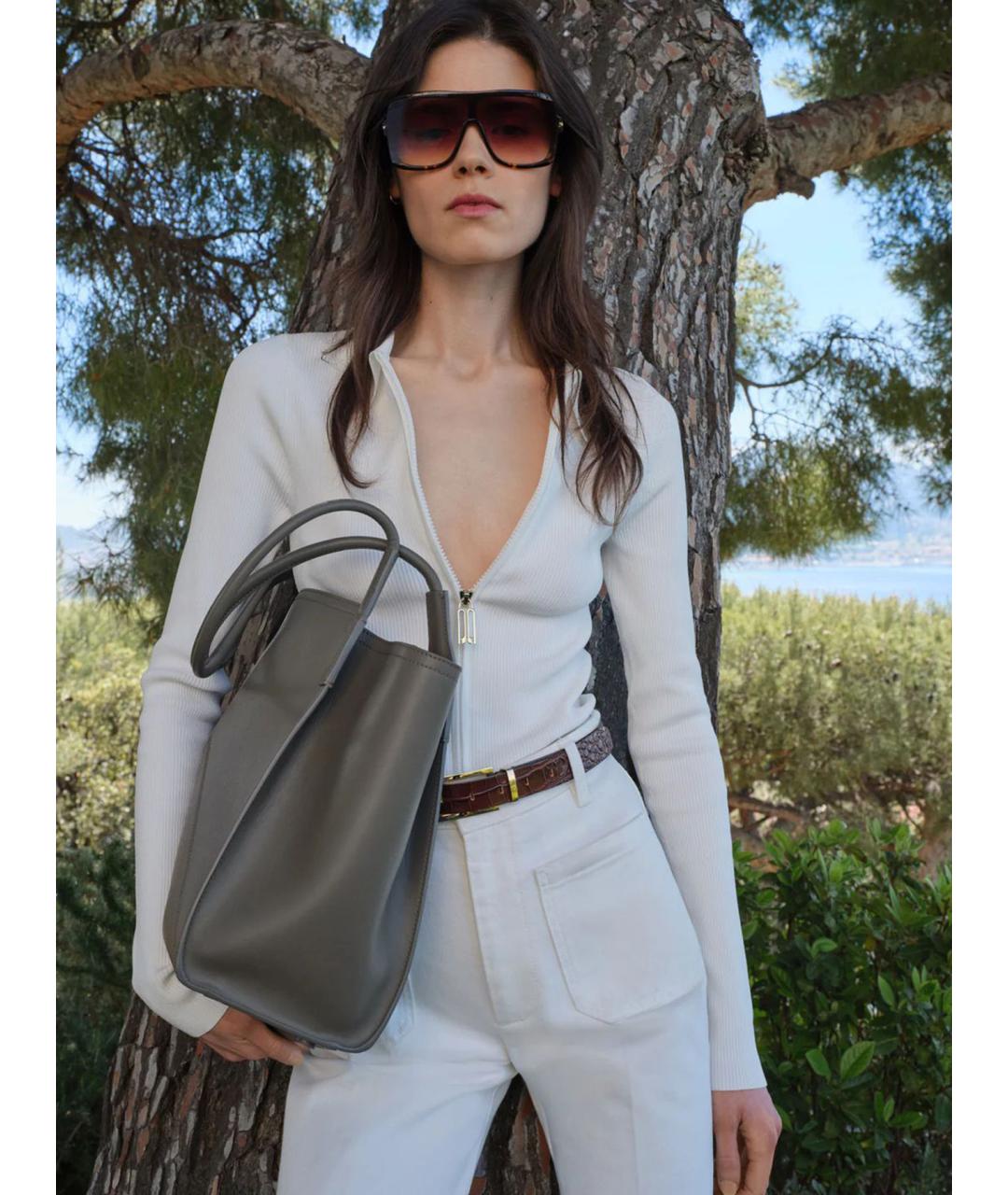 VICTORIA BECKHAM Белый вискозный кардиган, фото 6