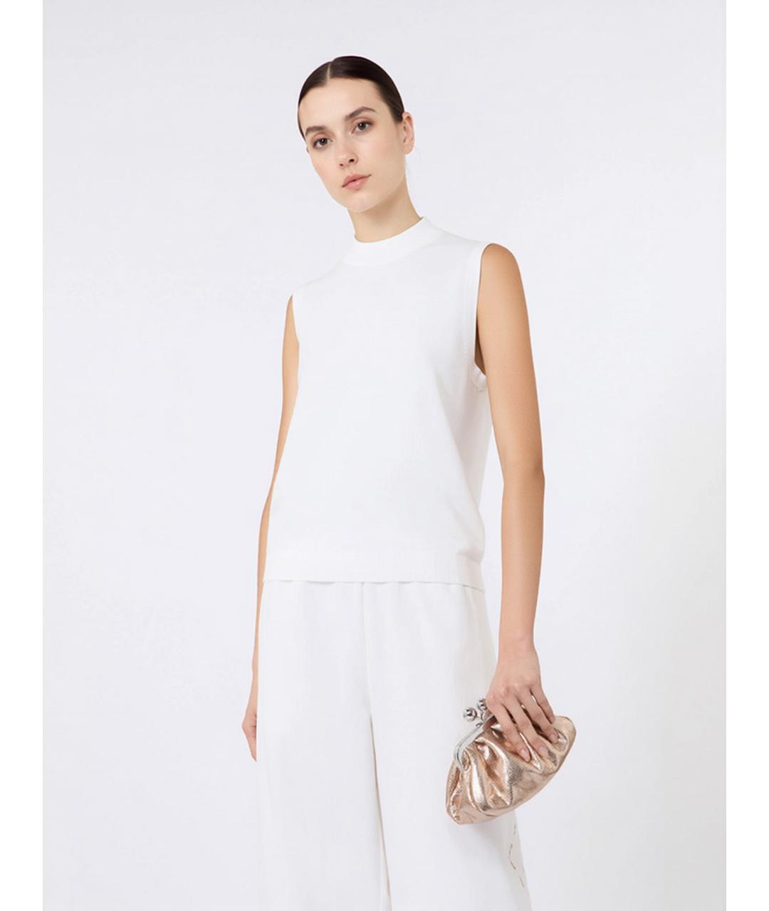 WEEKEND MAX MARA Розовая кожаная сумка через плечо, фото 2
