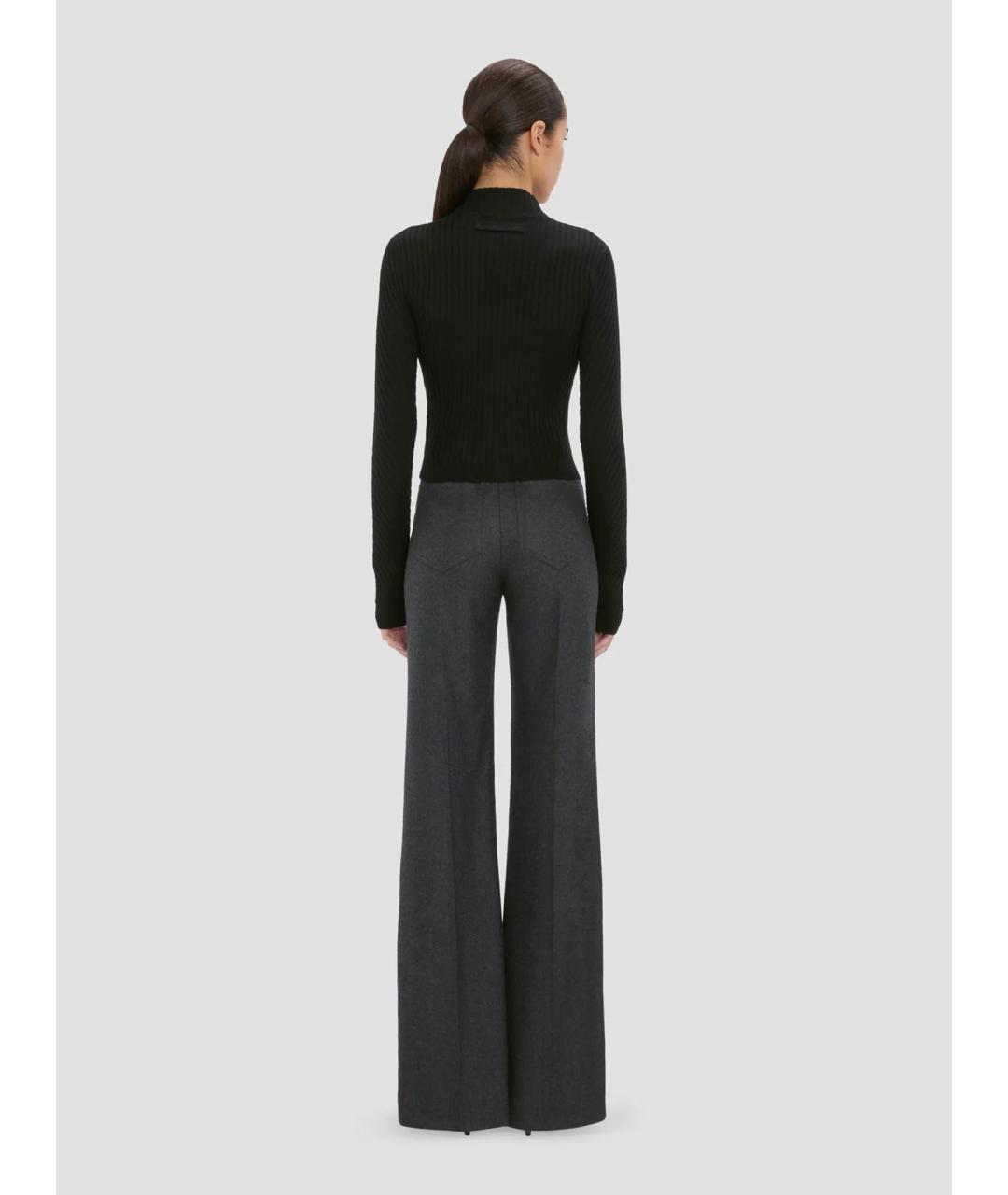 VICTORIA BECKHAM Черная шерстяная водолазка, фото 4