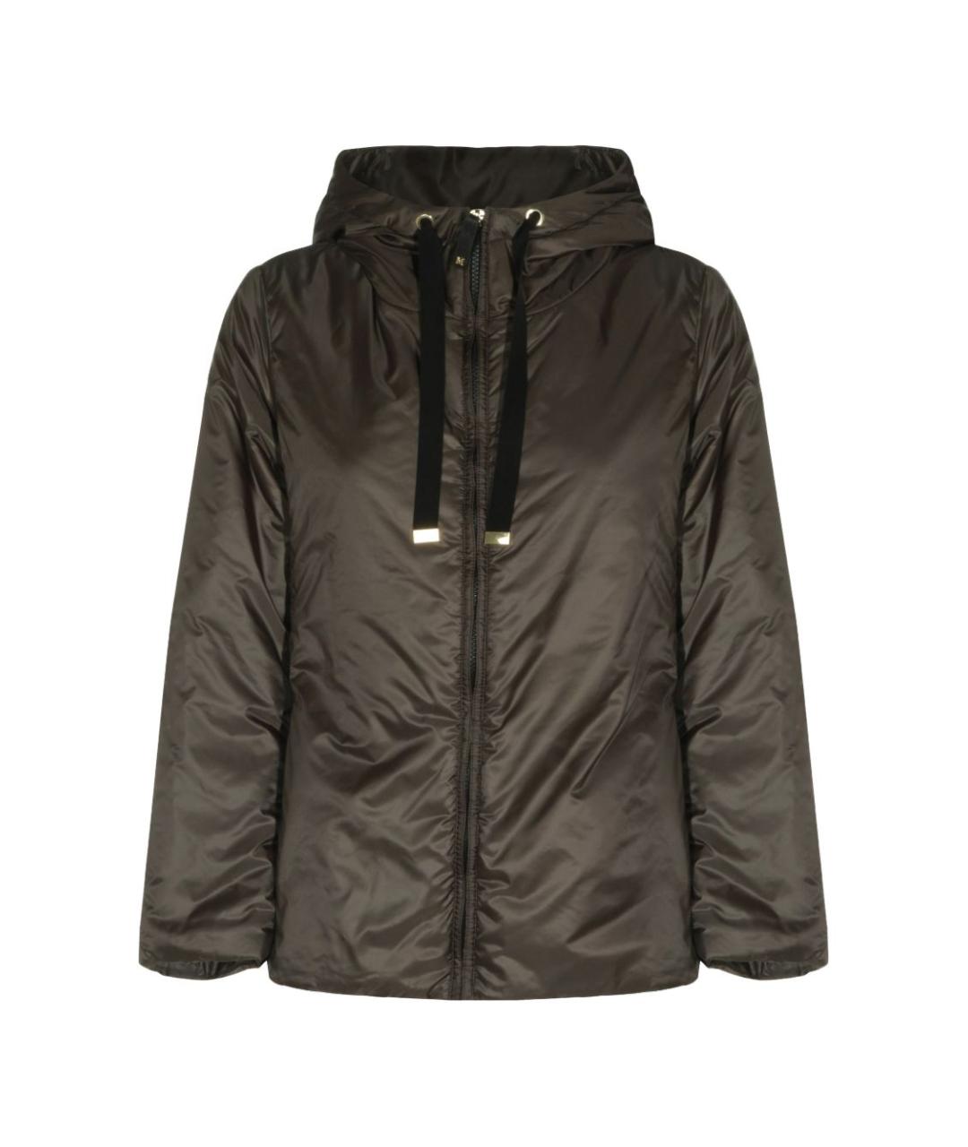 MAX MARA Хаки полиэстеровая куртка, фото 1