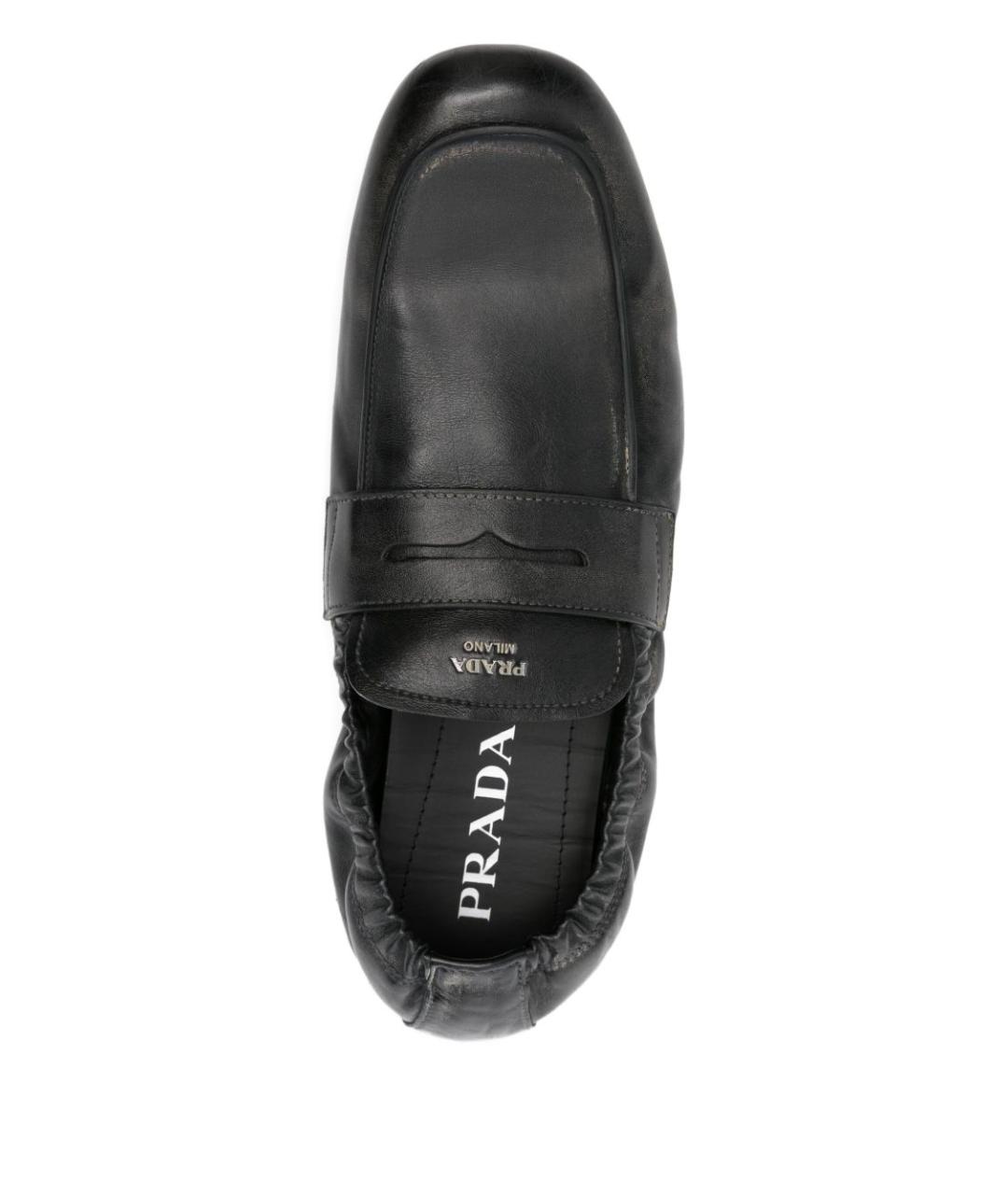PRADA Черные лоферы, фото 3