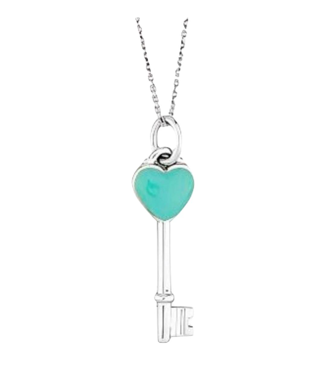 TIFFANY&CO Бирюзовый серебряный кулон, фото 1