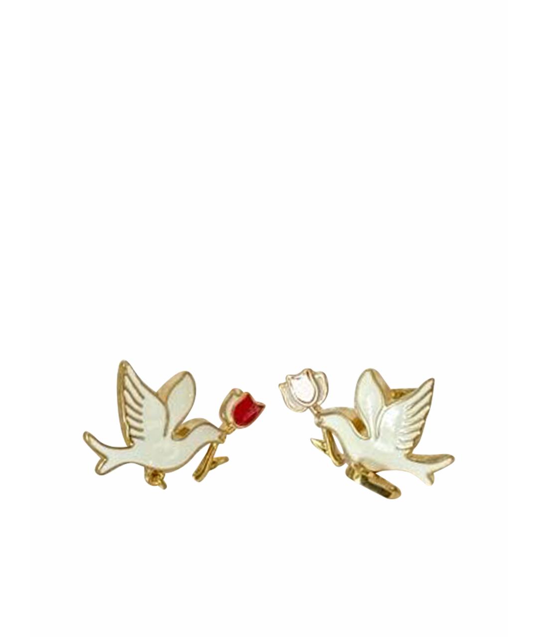 CHRISTIAN DIOR Золотые серьги, фото 1