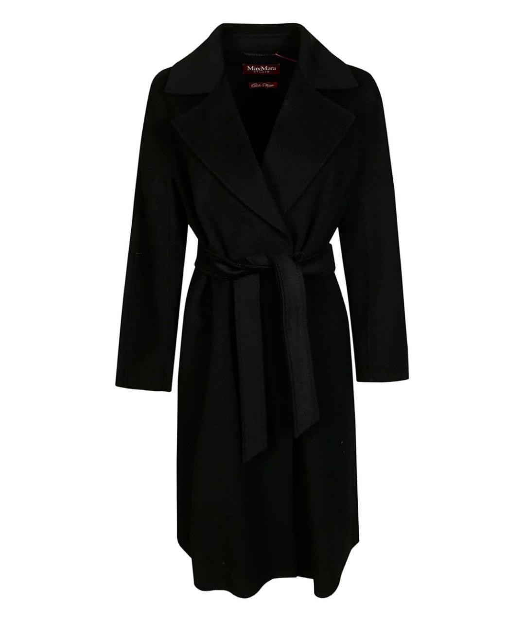 MAX MARA Черное шерстяное пальто, фото 1