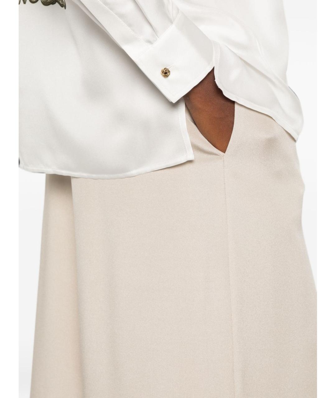 MAX MARA Серые прямые брюки, фото 4